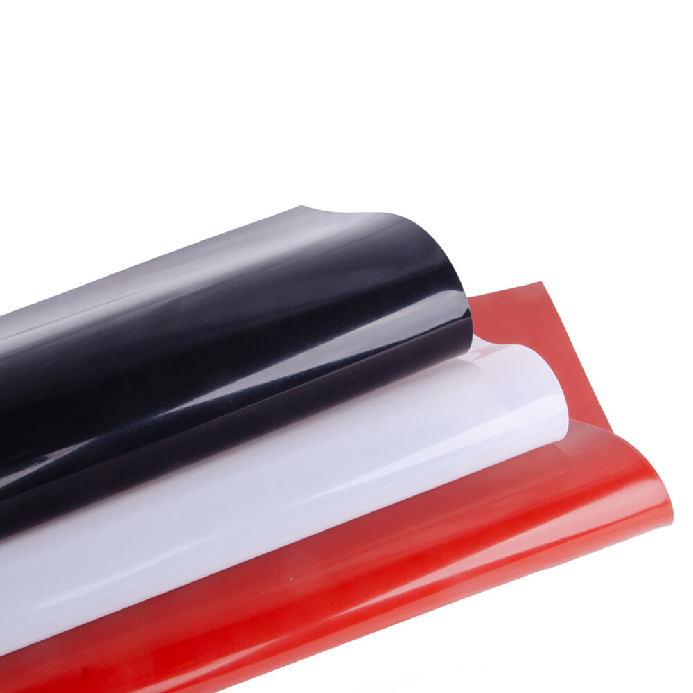 500x500mm Soft Silicone Rubber Sheet Mat Gasket Red Black White Thick 0.1mm-6mm