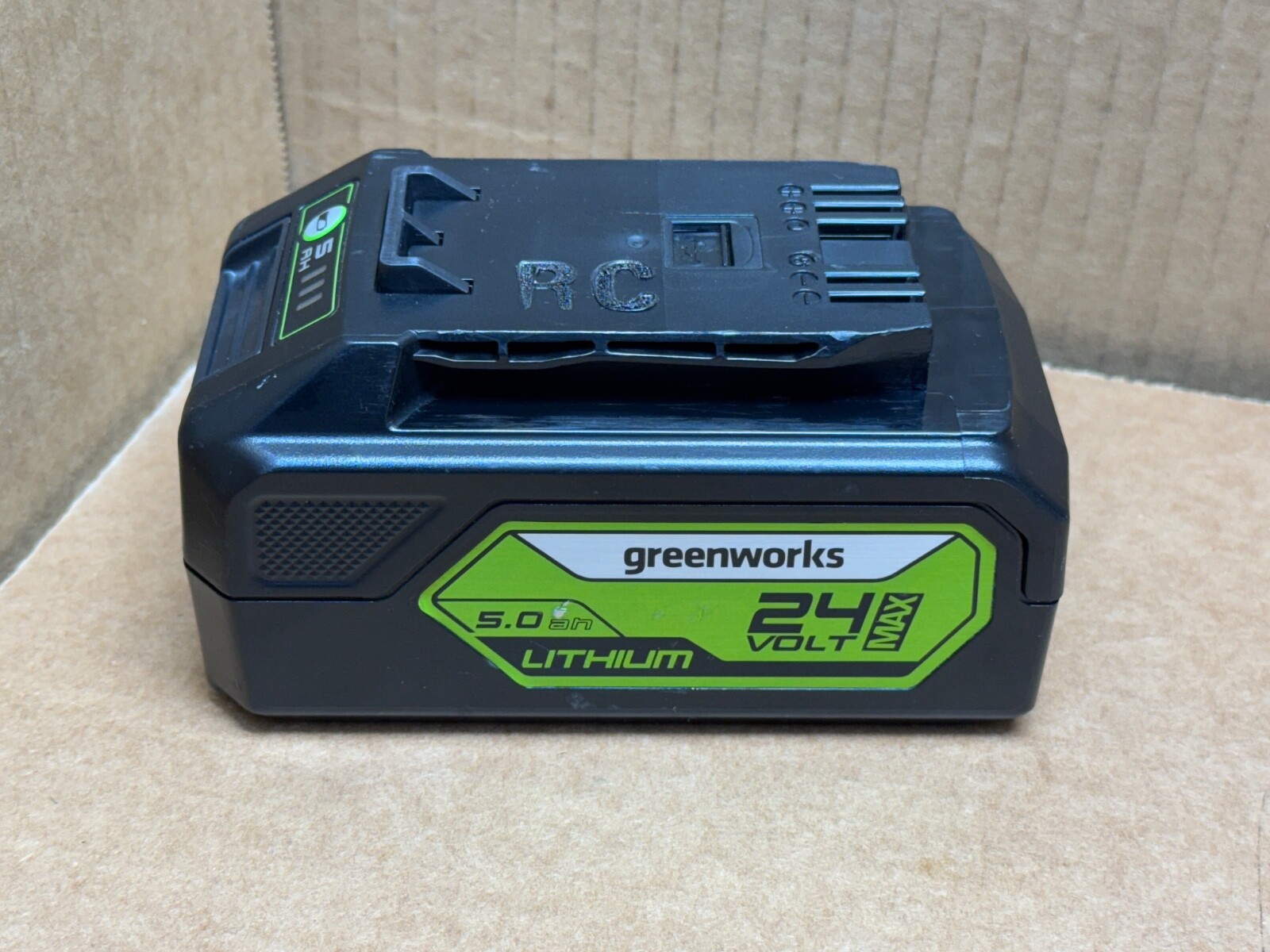 GENUINE GREENWORKS 24V MAX 5.0AH USB RECHARGEABLE BATTERY – [BAG710]