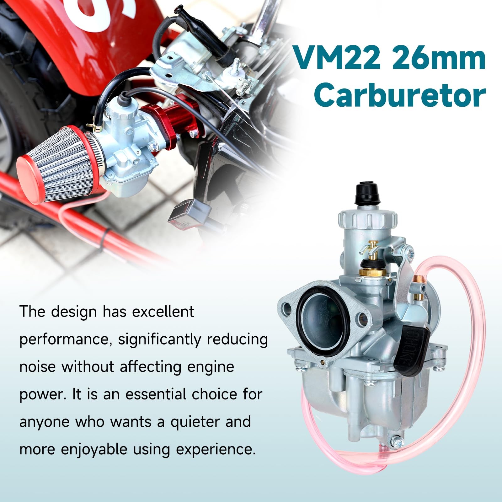 26mm Carburetor for Predator 212cc 196cc Mini Bike Go Kart GX160 GX200 6.5hp
