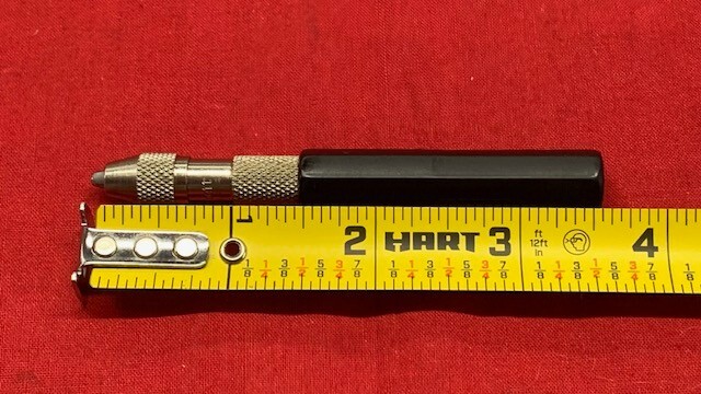 Starrett 166B Pin Vise with Insulated Octagonal Handle .030-.062″ Range STOCK