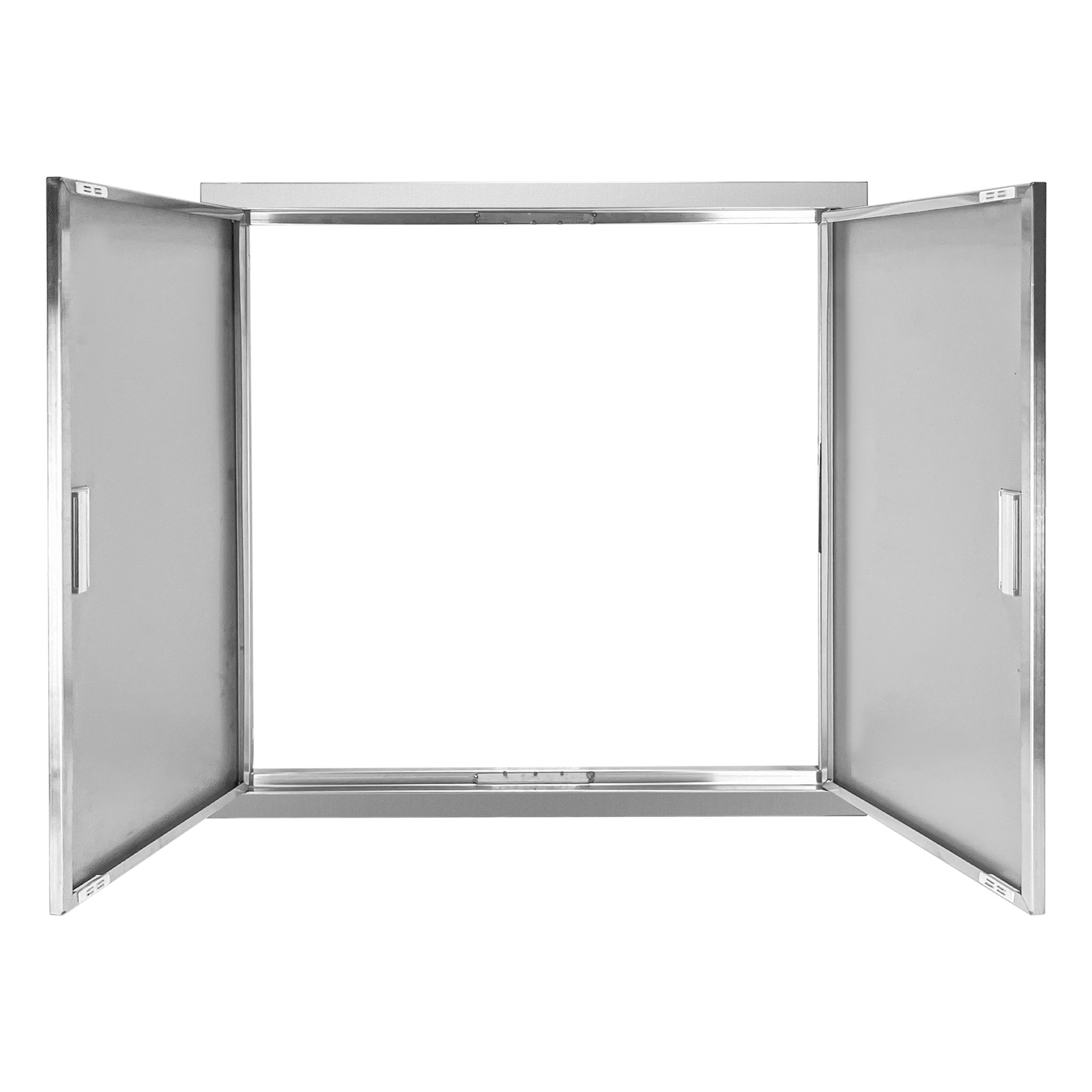Stainless Steel BBQ Access Door 31W x 31H Inch Double Outdoor Kitchen Door