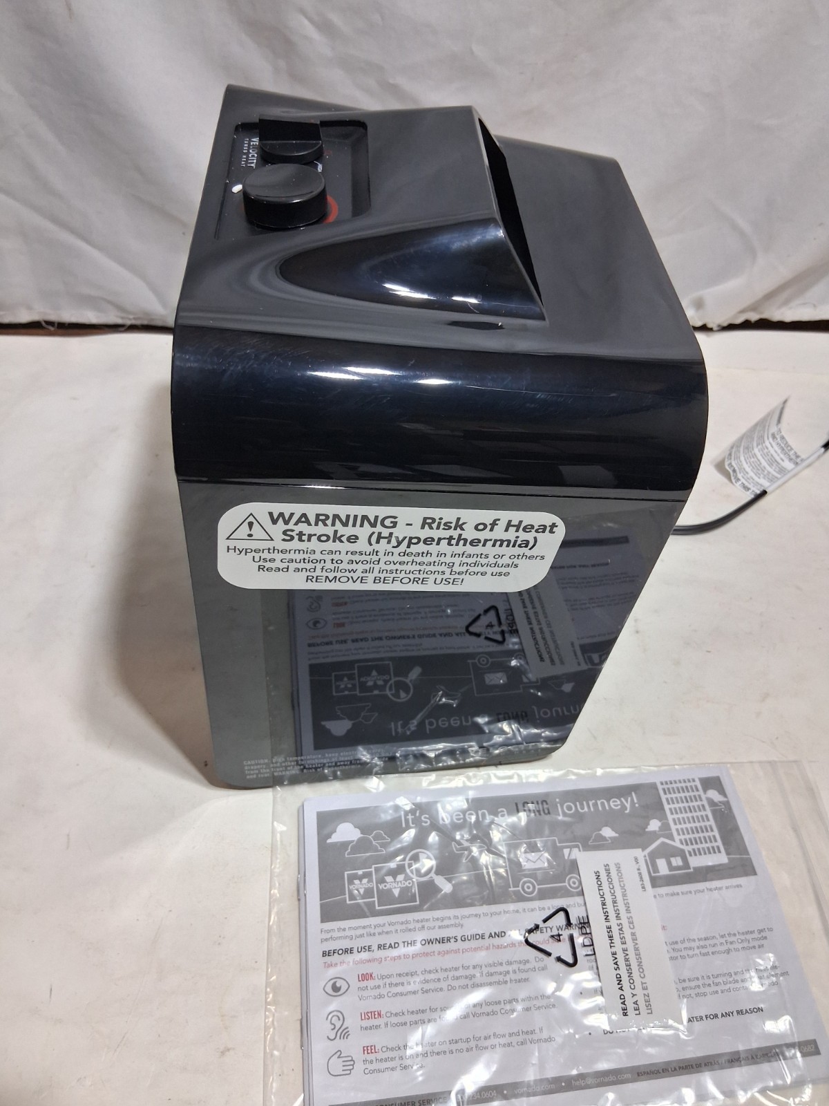 Vornado Velocity 4 Whole Room Vortex Indoor Heater-4+ VTX 4969017