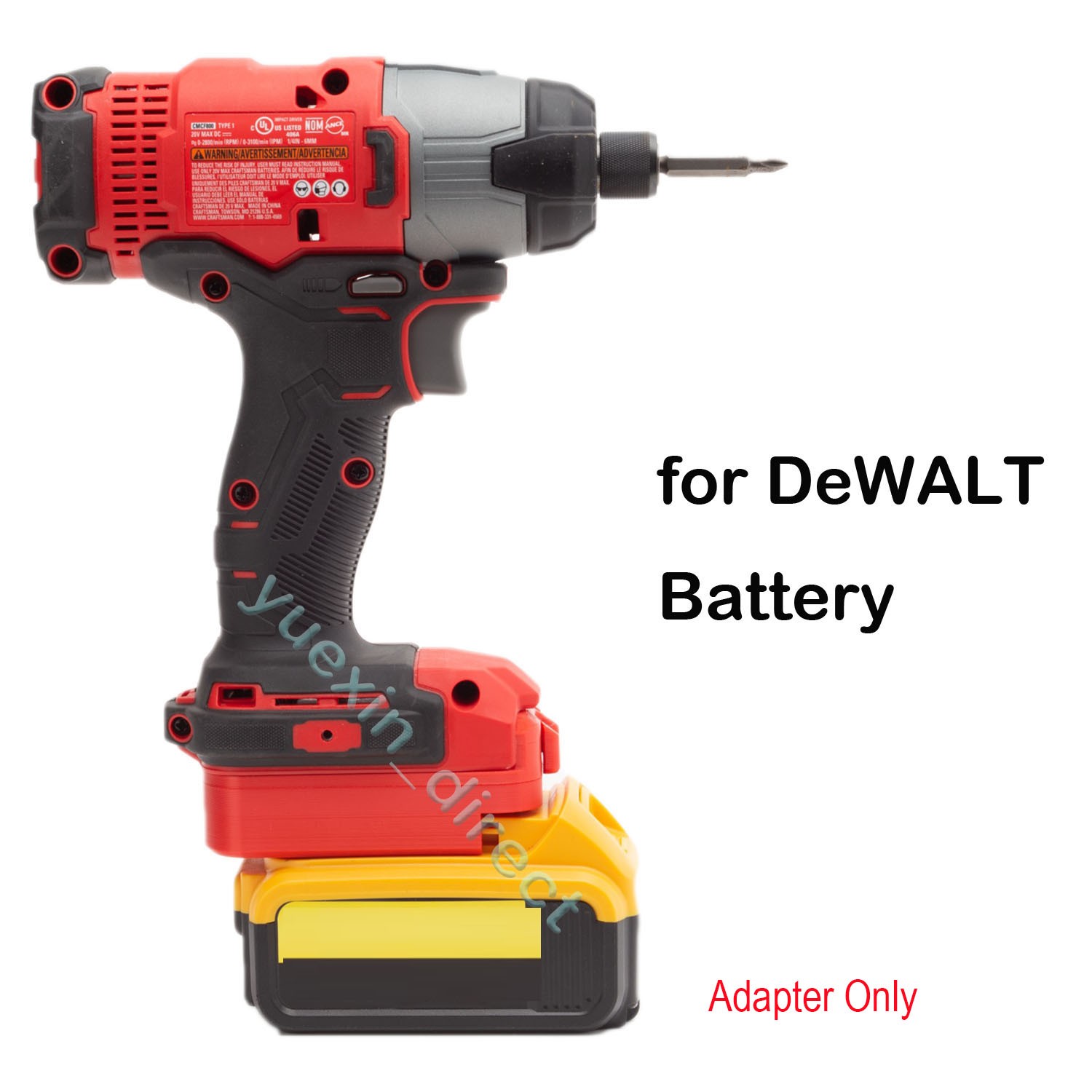 Adapter For Dewalt & Bauer & Hercules 20v Battery to for Craftsman V20 20V Tools