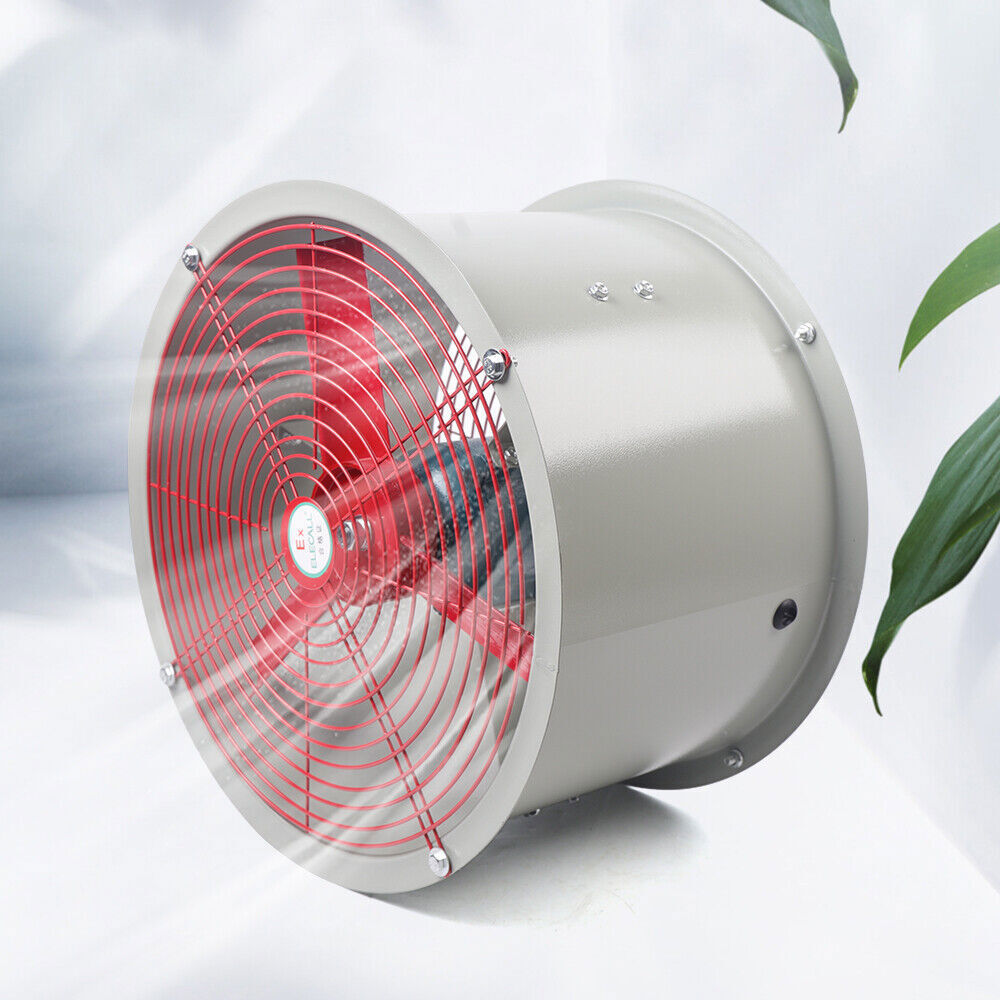 Explosion-proof Axial Exhaust Fan 16″Spray Booth Paint Fumes Exhaust Fan 1450rpm
