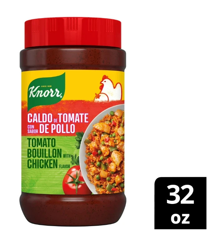 Knorr Granulated Tomato with Chicken Flavor Bouillon Powder, 32 Oz Jar