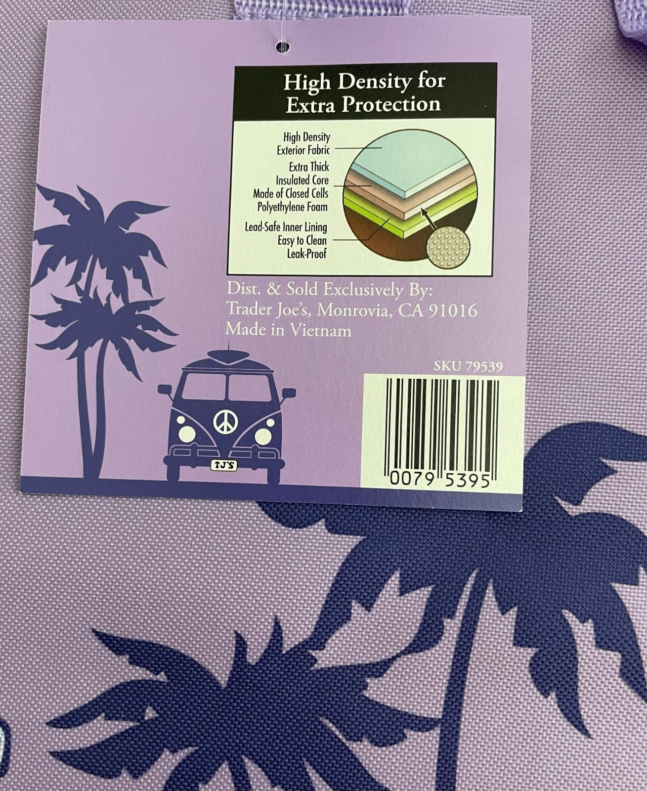 ⚡️ Trader Joe’s Green Tote Insulated Freezer Cooler Bag NEW FREE SHIP ❤️