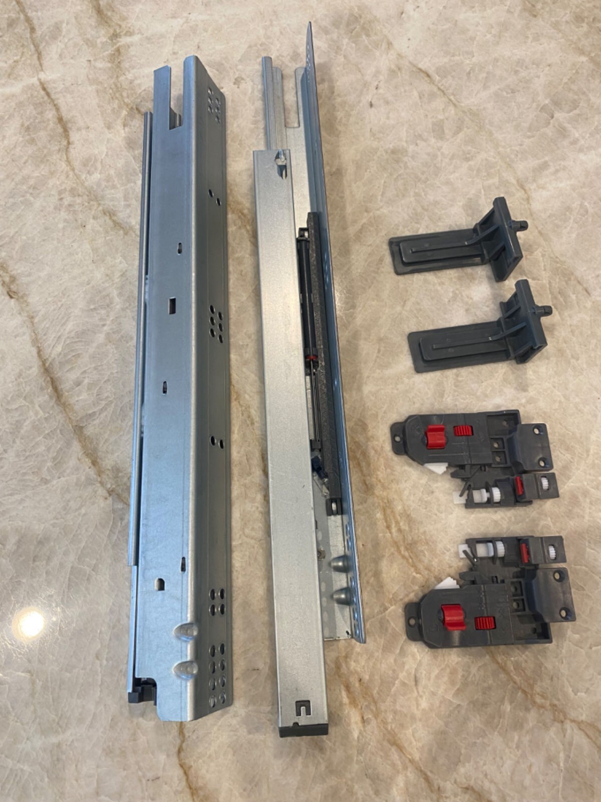18″21″Undermount Drawer Slide Heavy-duty 3D 78 lb Soft Closing 5/8 drawer thick