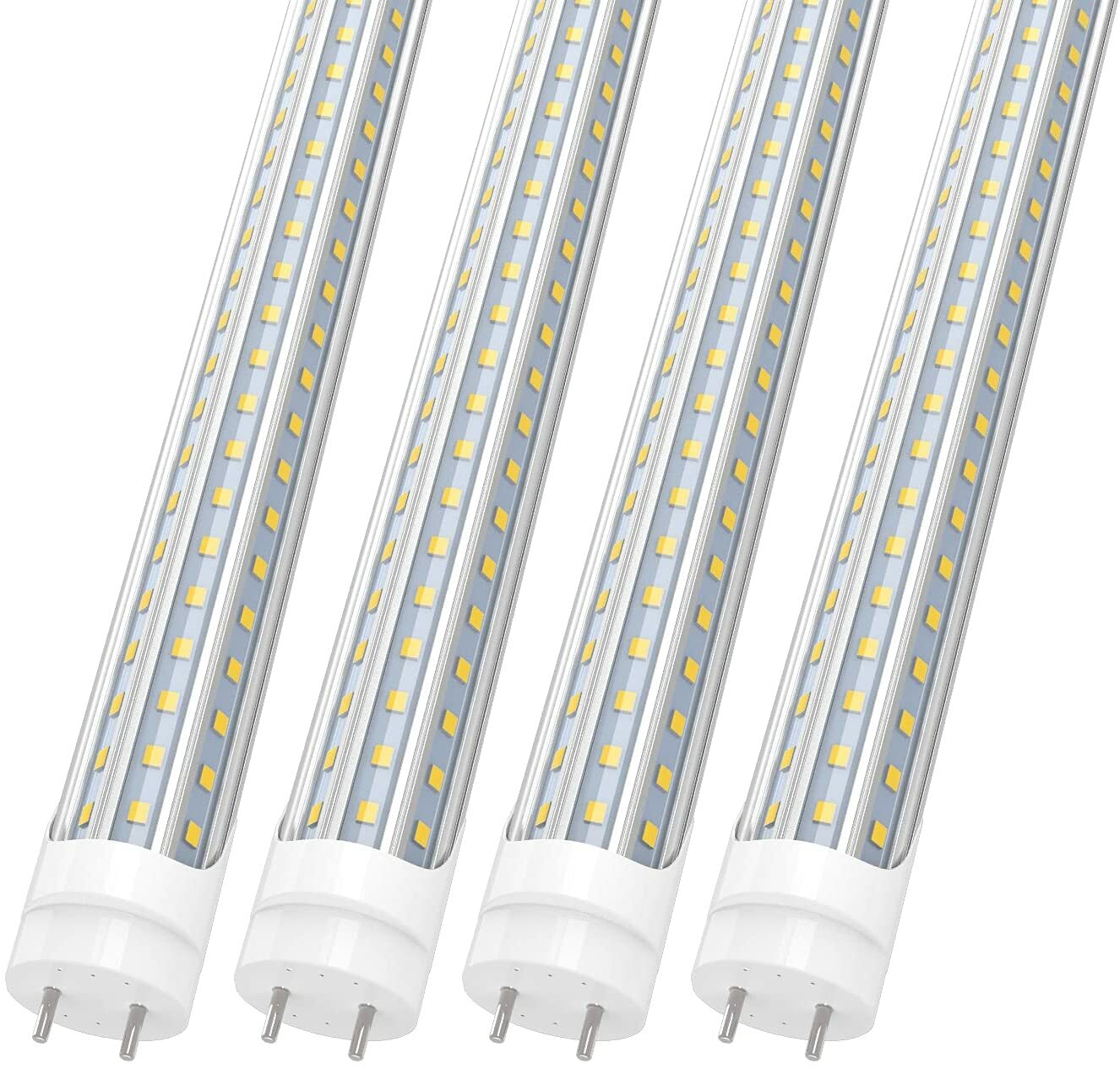 4FT T8 LED Tube Light Bulbs 22W 28W 60W G13 2-Pin 6500K LED Shop Lights Garage