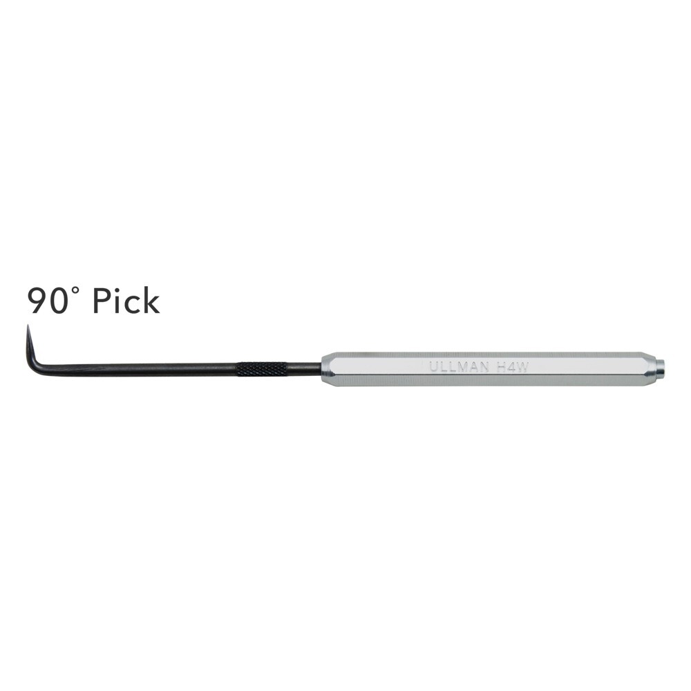 Ullman 4pc Hook and Pick Set w Handle Straight 90 Right Angle Complex USA H4W