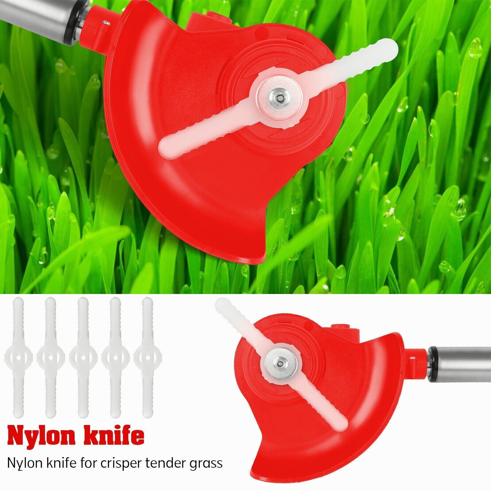 Electric Cordless Grass String Trimmer Lawn Edger WeedWacker Cutter + 2 Battery
