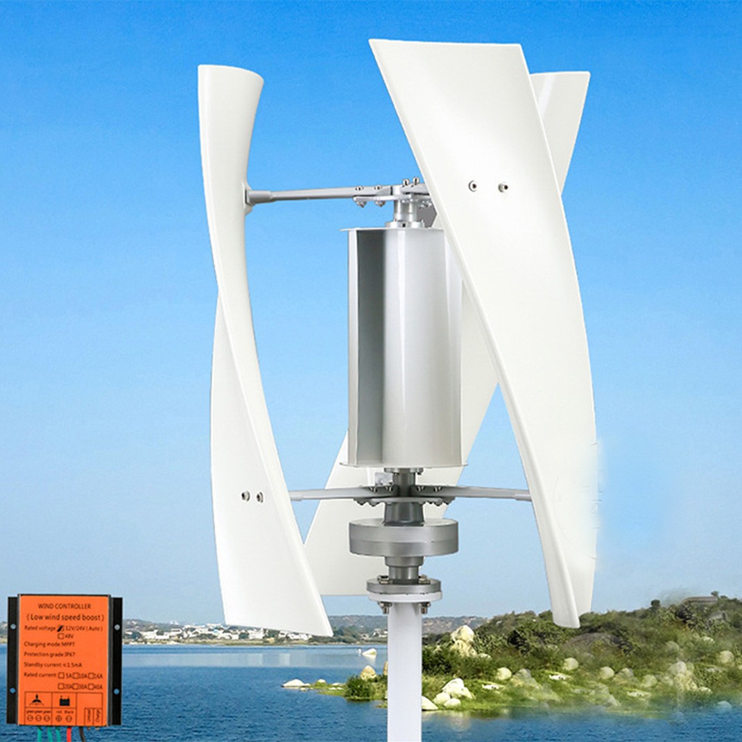 3KW 12/24/48V Home Wind Turbine Generator Free Energy Power Inverter Controller