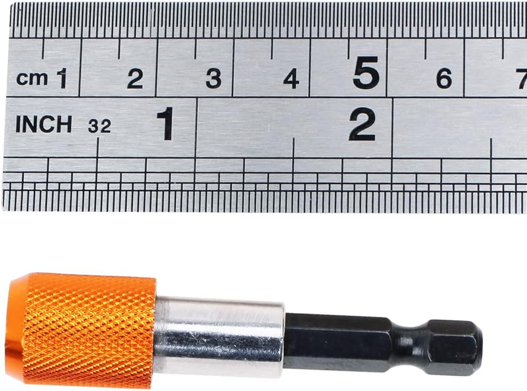 2 Pieces Quick Change Bit Holder Magnetic 1/4″ Hex Shank Drill Bit Extension for