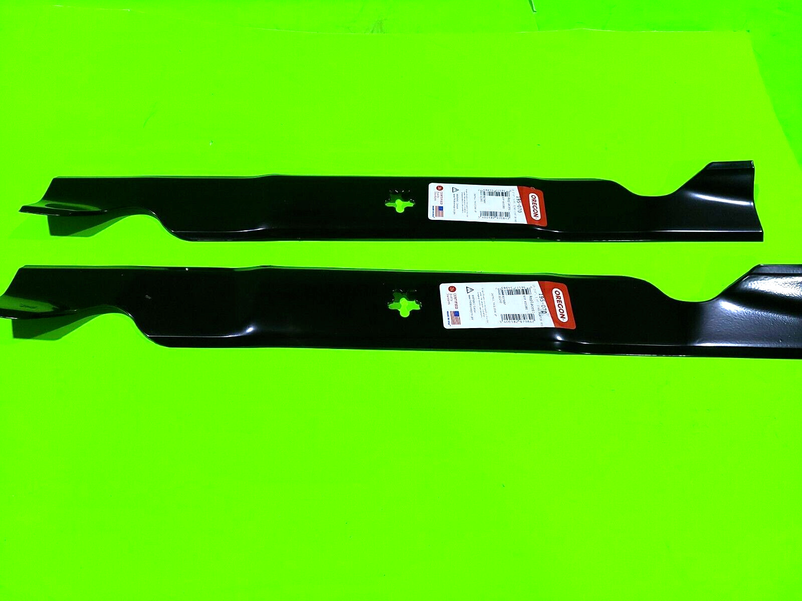 2PK Mower Blades 5-Point Star for 46″ Husqvarna YTH22V46 Rpl 405380, 532405380