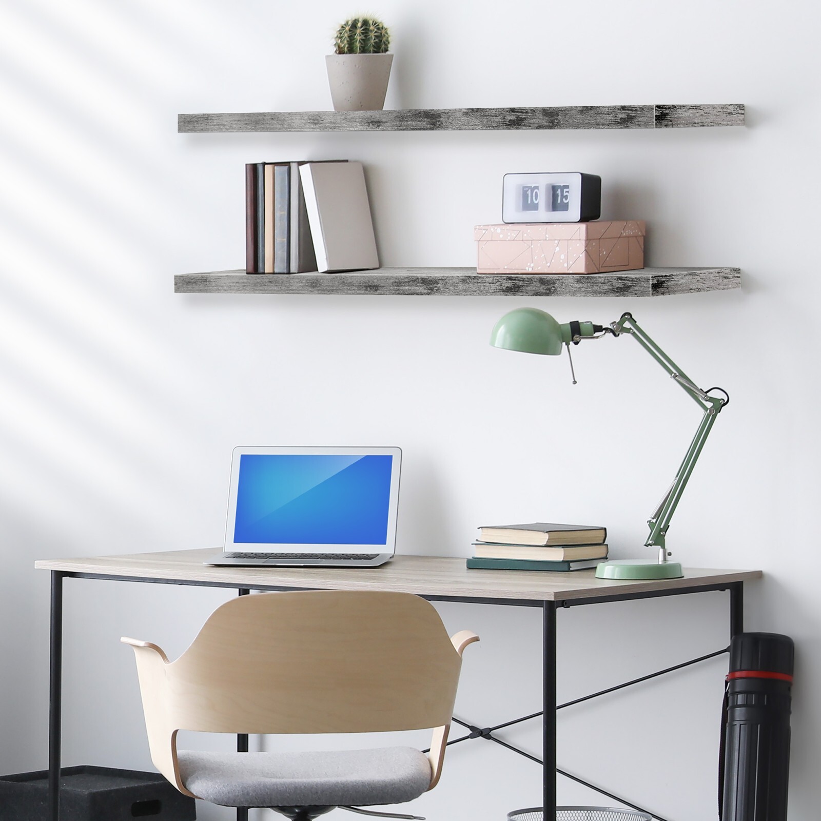 Sorbus Floating Shelves for Wall, 2 Pack (35 Inch) Long Wall-Mounted Shelves