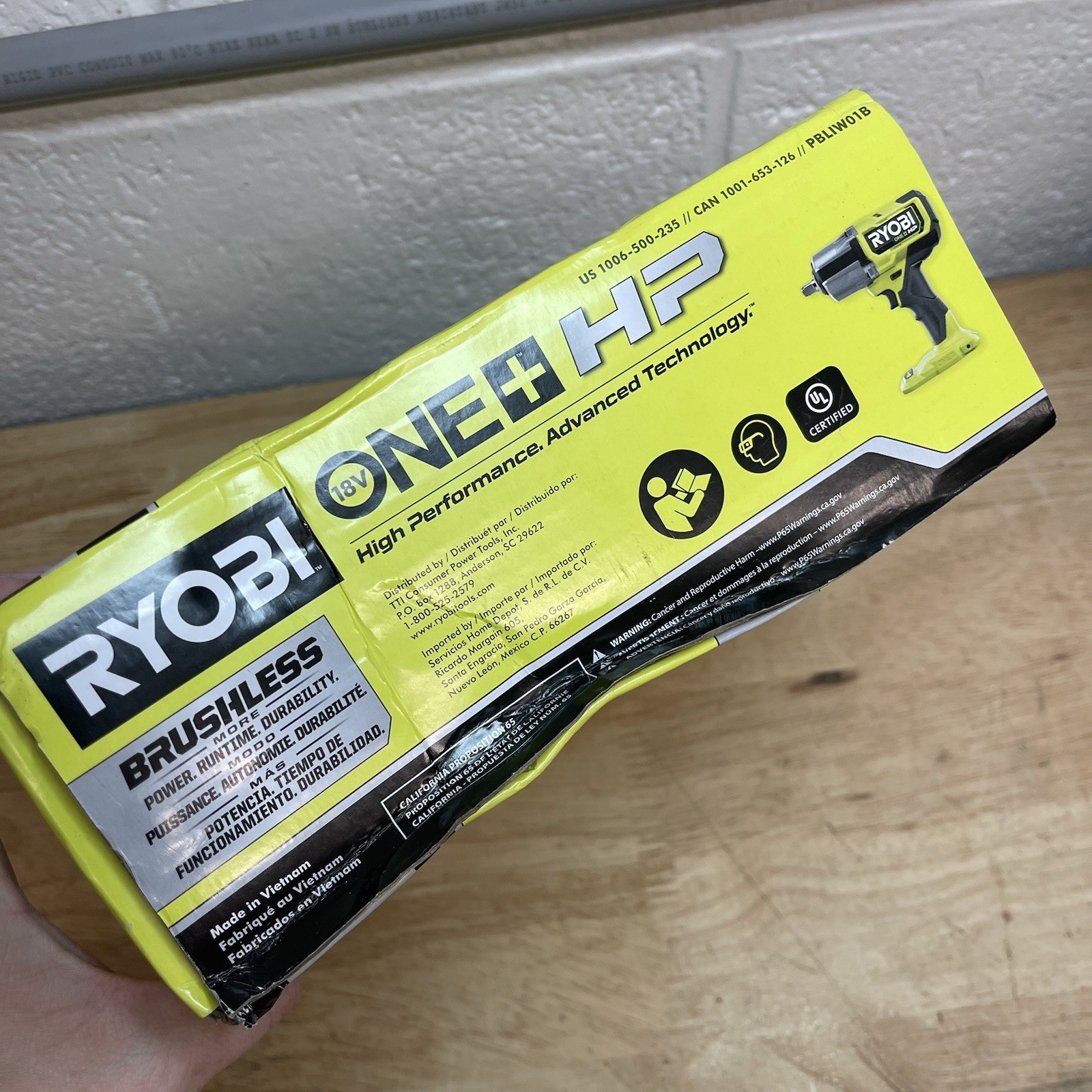 RYOBI PBLIW01B HP 18V 4-Mode 1/2″ High Torque Impact Wrench