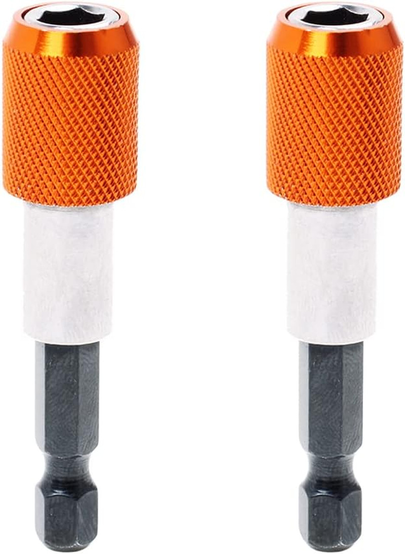2 Pieces Quick Change Bit Holder Magnetic 1/4″ Hex Shank Drill Bit Extension for