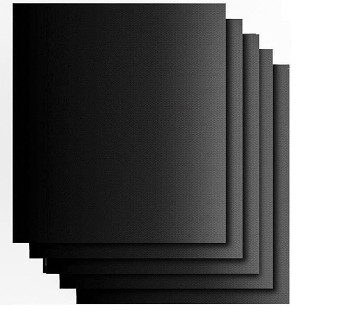 Set of 5 BBQ Grill Mat Non-Stick, Heavy Duty, Easy Clean Reusable Grill & Baking