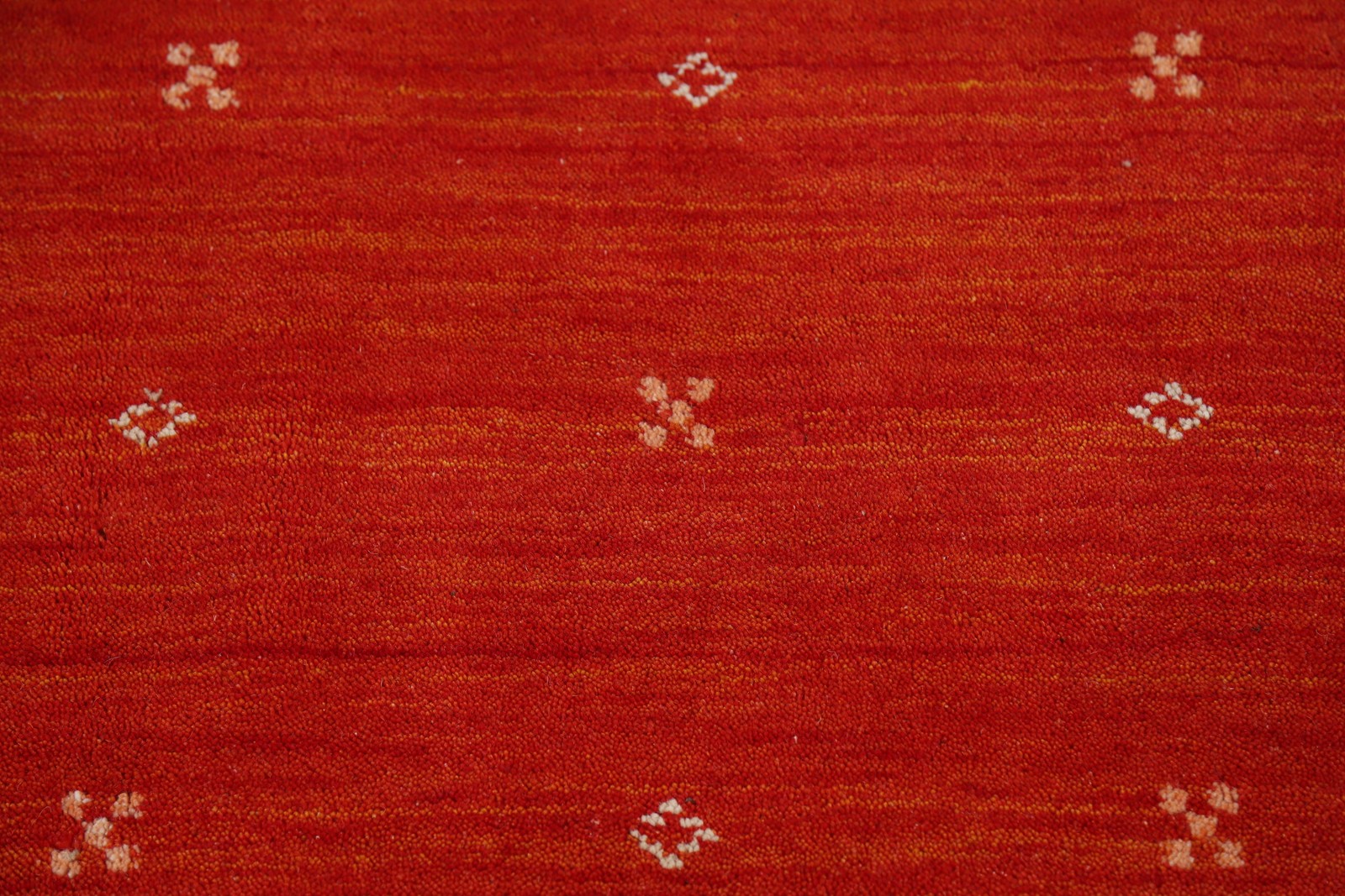 Rust Indian Tribal Style Rug 5×6 Hand-knotted Wool Oriental Carpet for Any Room
