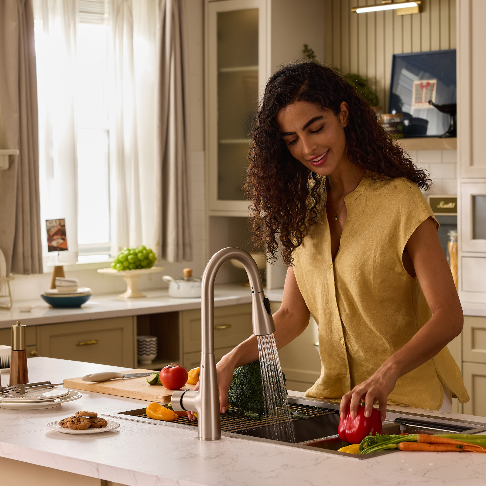 JOMOO 30″ Brushed Stainless Steel Drop-In Topmount Kitchen Sink Single Bowl