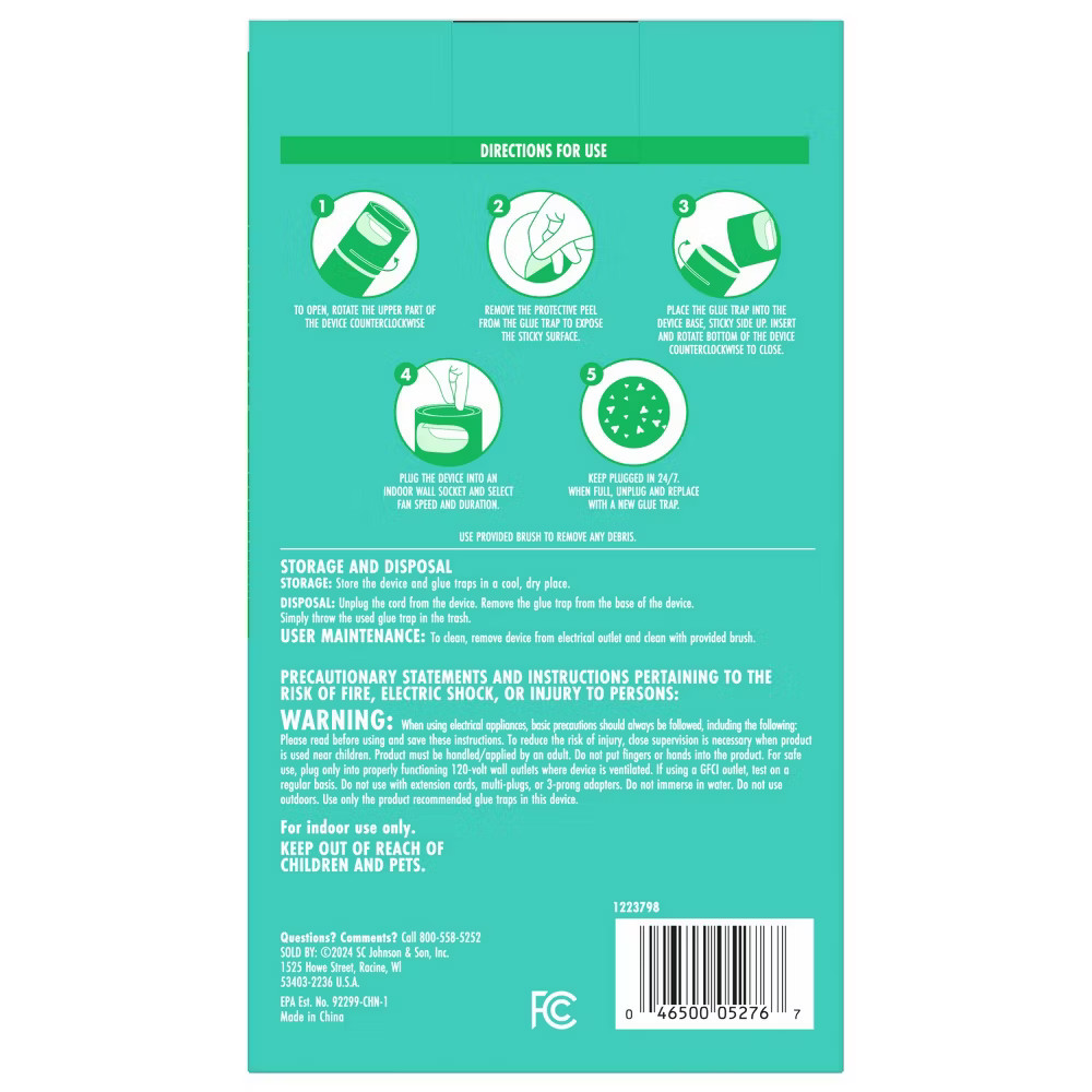 STEM Electric Fan Fly, Gnat and Fruit Fly Trap Indoor Starter Kit