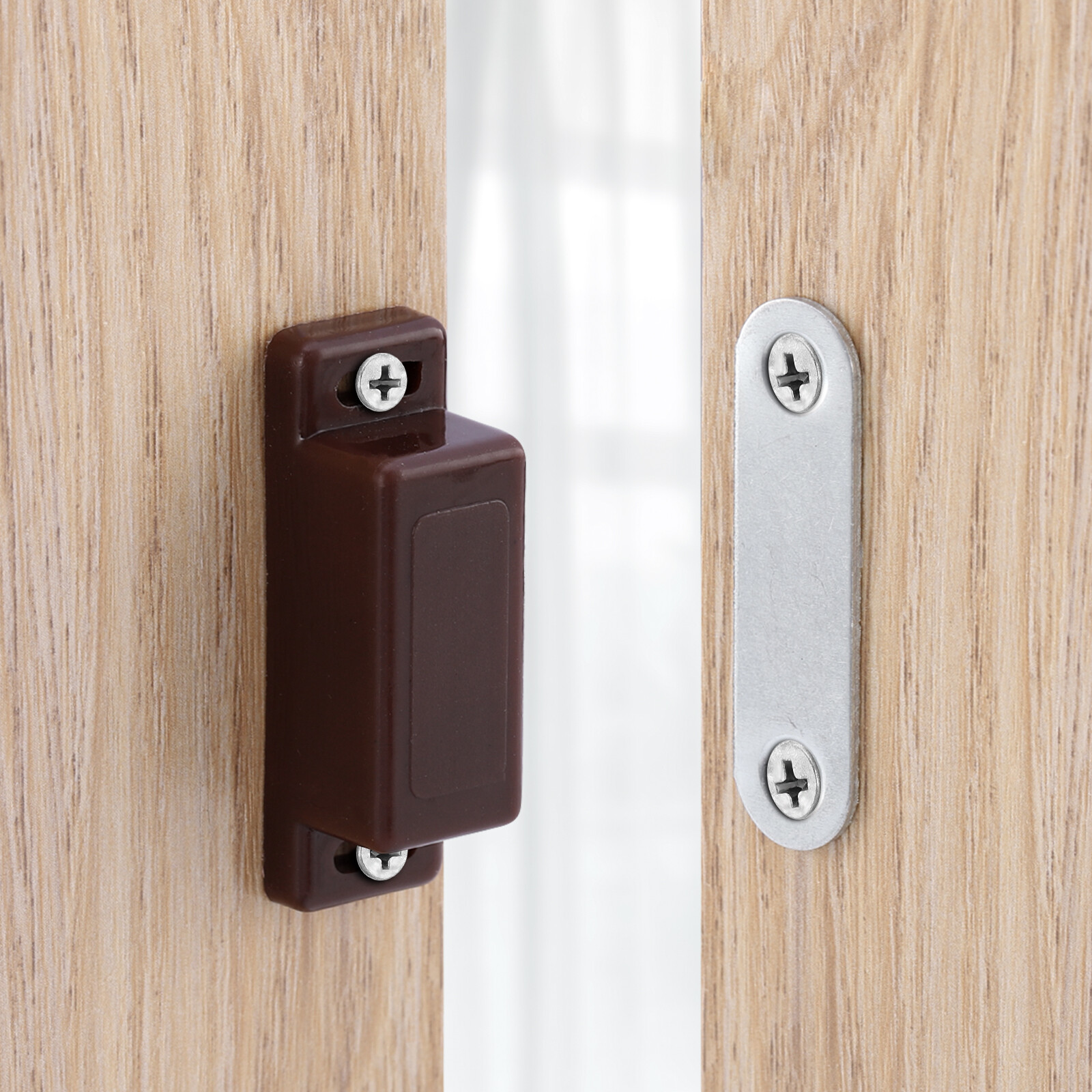 Magnetic Cabinet Door Latch Closures Kitchen Cabinet Wardrobe Cupboard Catch Lot