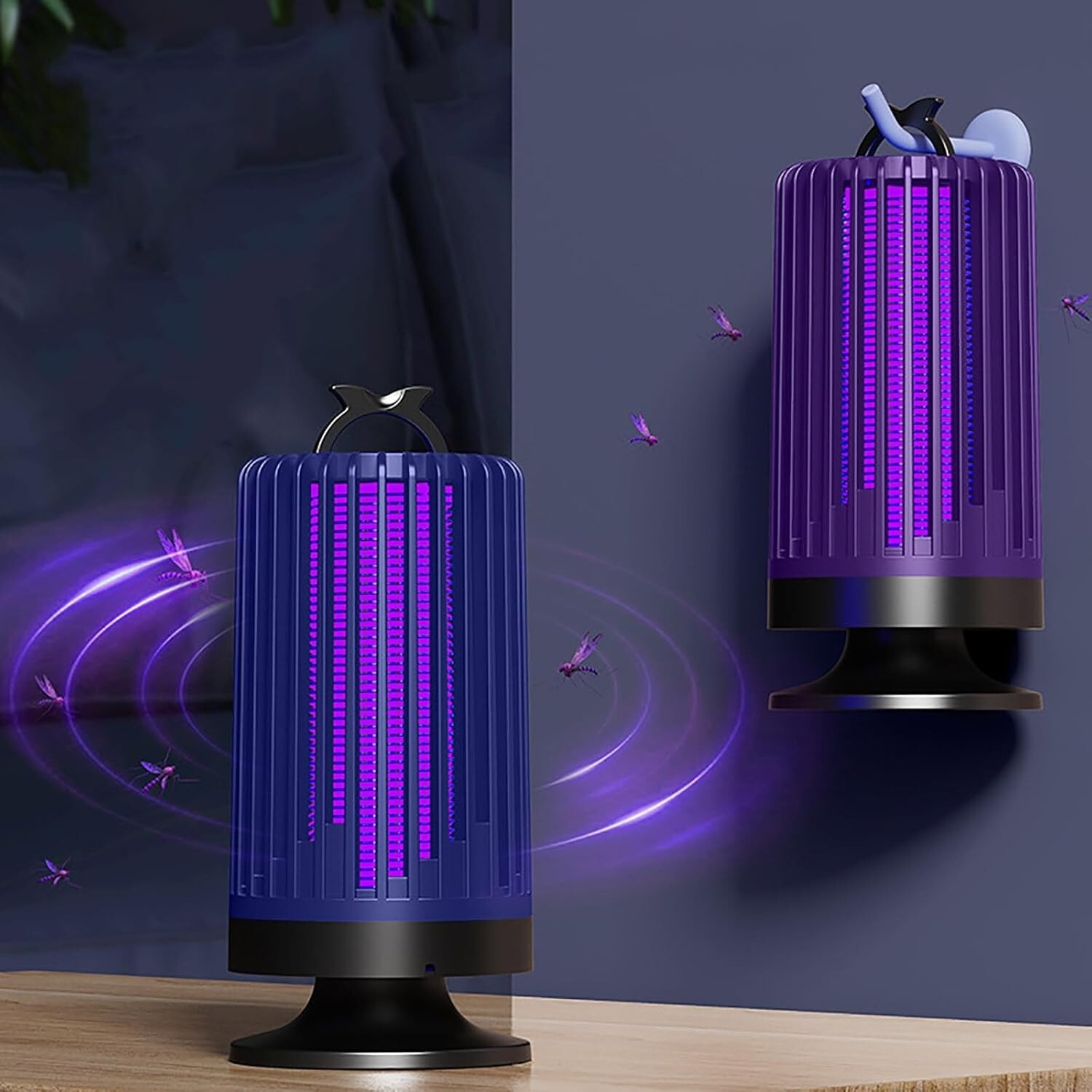 Mosquito Zapper,Electric Flying Insects Zapper Indoor with ABS Plastic Outer