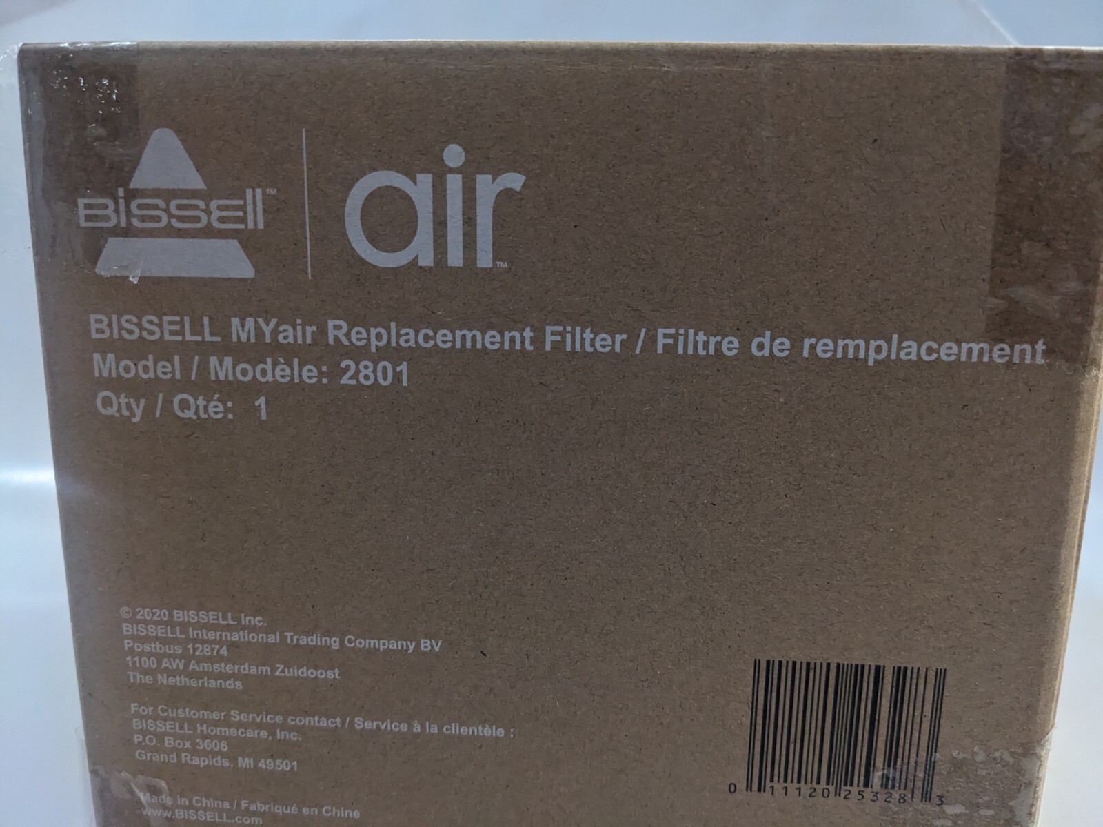 (2) GENUINE Bissell MYair Air Replacement Filters Purifier Model 2801 OEM