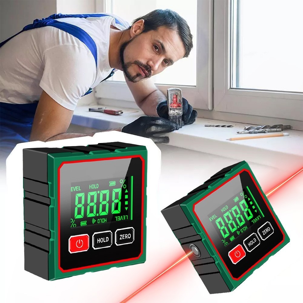 360° Magnetic Digital Protractor Angle Finder Gauge Inclinometer Level Meter US