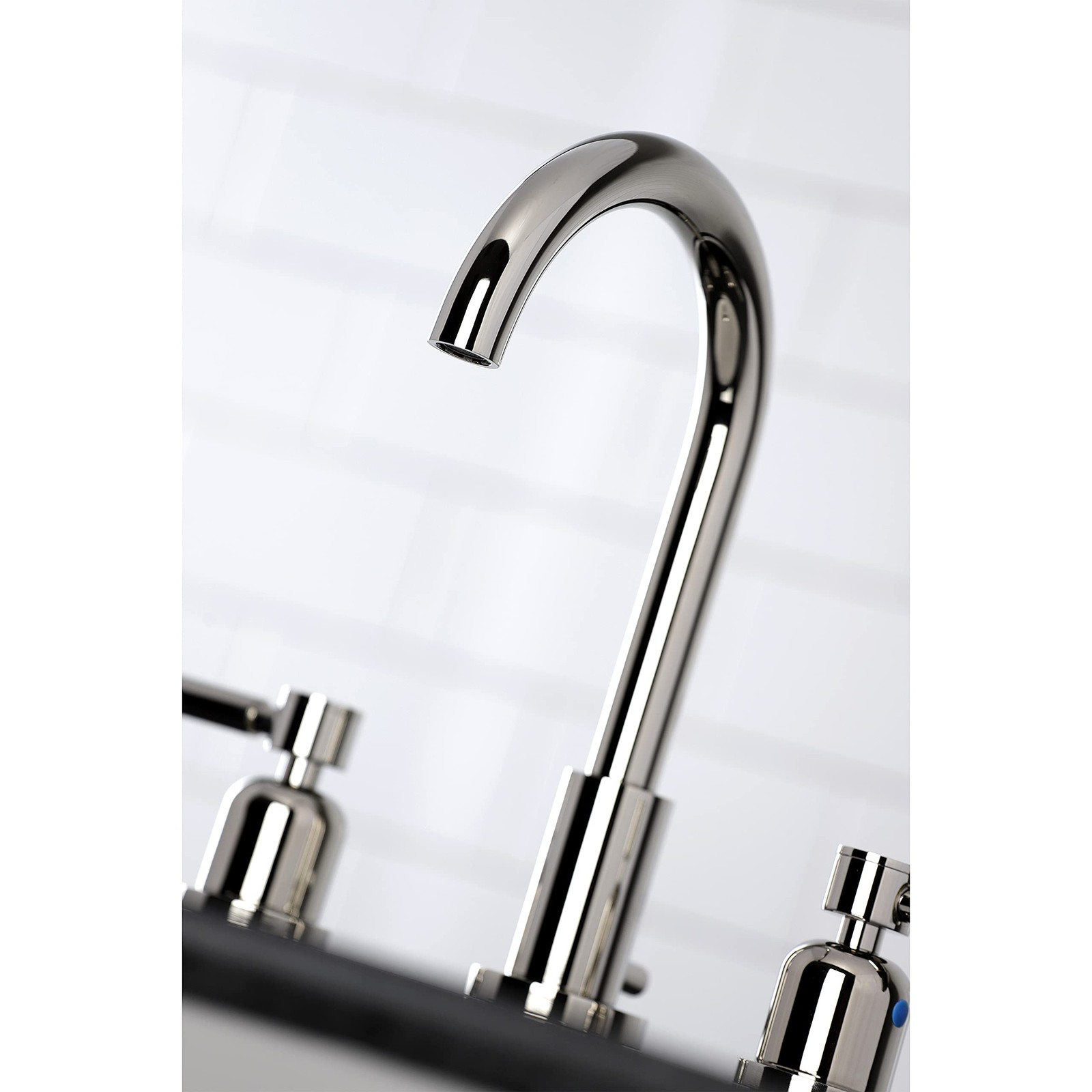 Fauceture Concord Widespread Bathroom Faucet with Pop-Up Drain, Polished Nickel