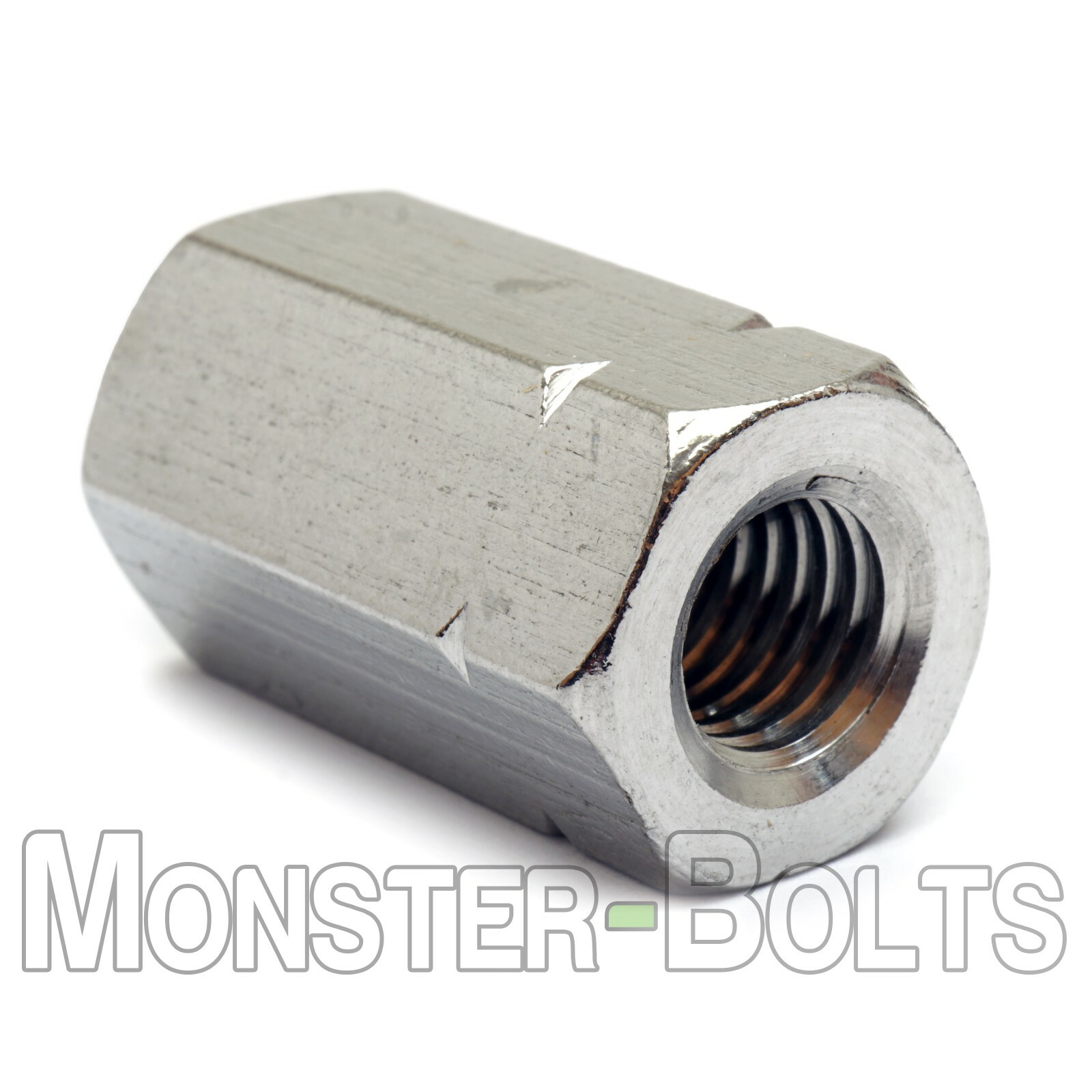 Stainless Steel Hex Coupling Nuts, A2 / 18-8 DIN 6334 – Metric M5 M6 M8 M10 M12