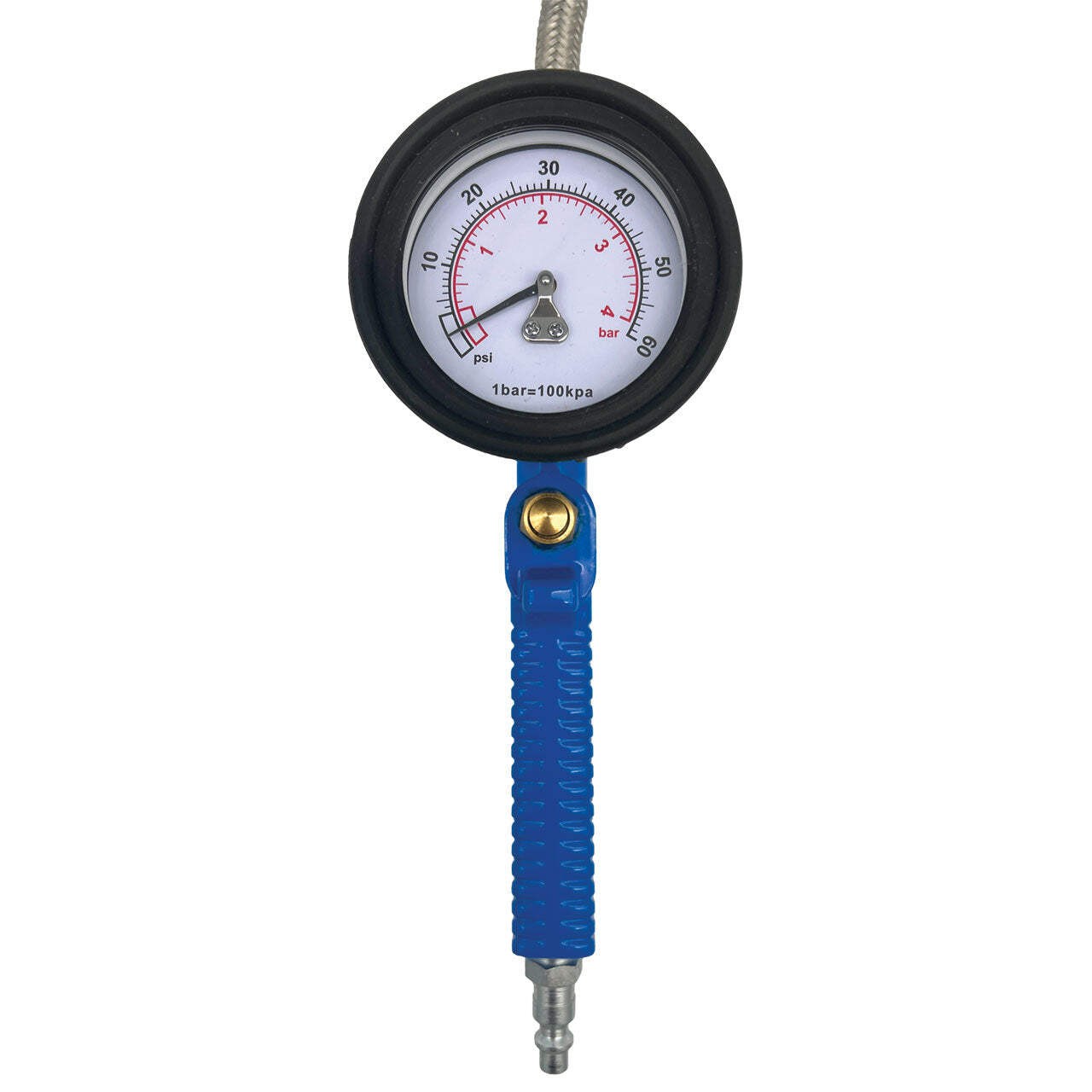LockNFlate Analog Tire Pressure Inflator/Deflator Gauge