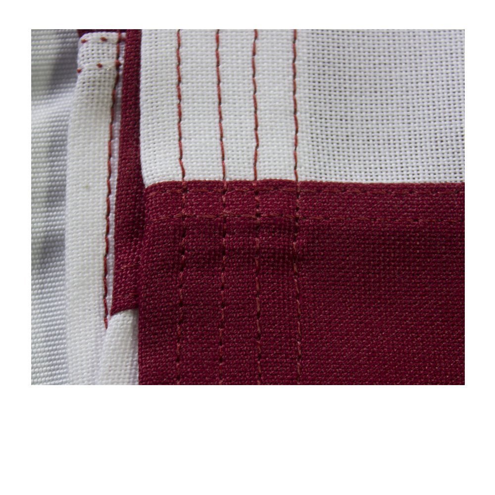 US Flag 3 x 5 ft: 100% American Made Cotton Embroidered Stars and Sewn Stripes