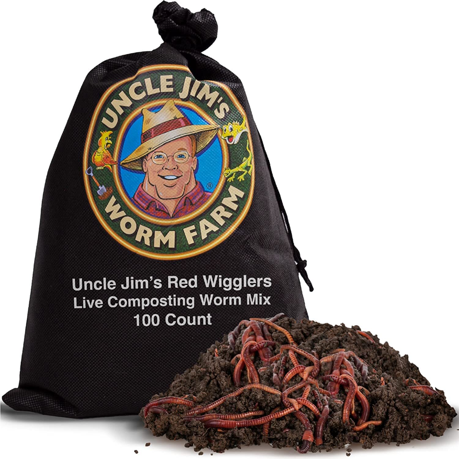 Red Wiggler Mix Composting Worms