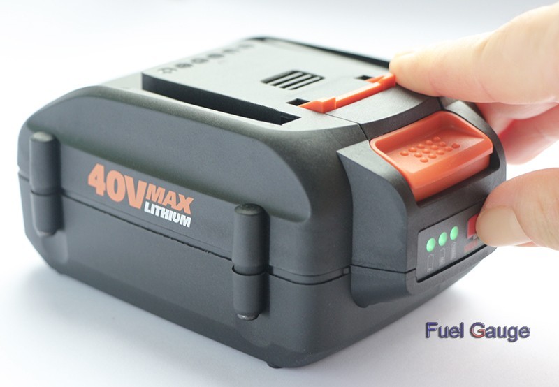 40V WA3580 2.0Ah Max Lithium Battery For Worx WG180 WG280 WG380 WG580 SHARE VOLT