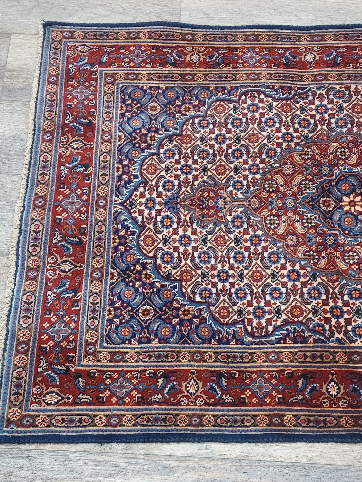 Turkish Silk&Wool Hand Made Bohemian Royal Classic Design, Turkish Rug 3×4.6 Ft