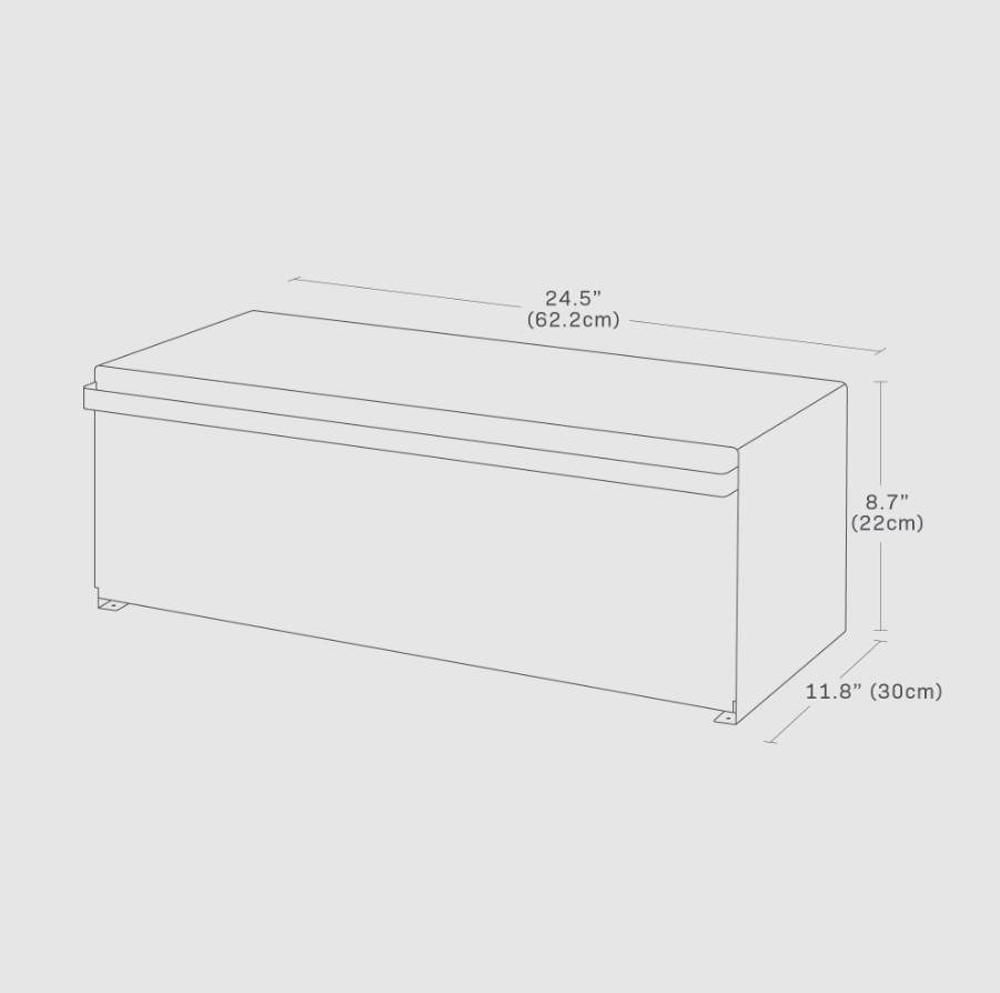 Yamazaki Home Tower Bread Box Wide Kitchen Countertop Storage Bin Organizer