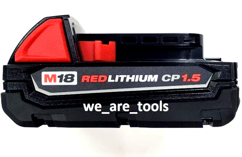(1) New GENUINE Milwaukee Battery 48-11-1815 1.5 AH Compact M18 18 Volt 18V