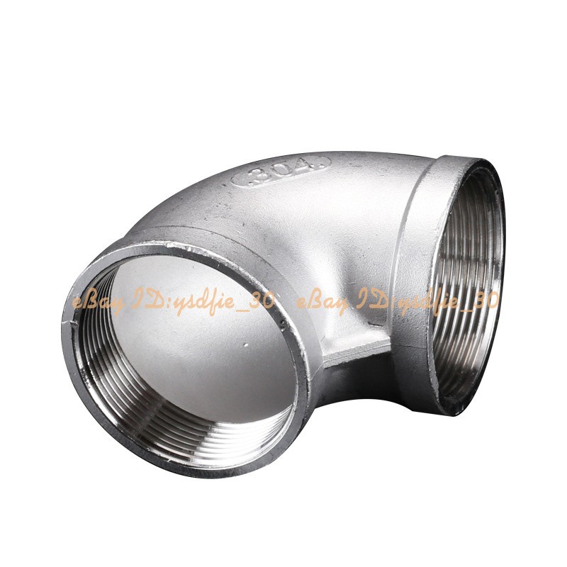 G1/8″~G1″ 304 Stainless 90° Elbow Female Male Fittings Water Pipe Connector