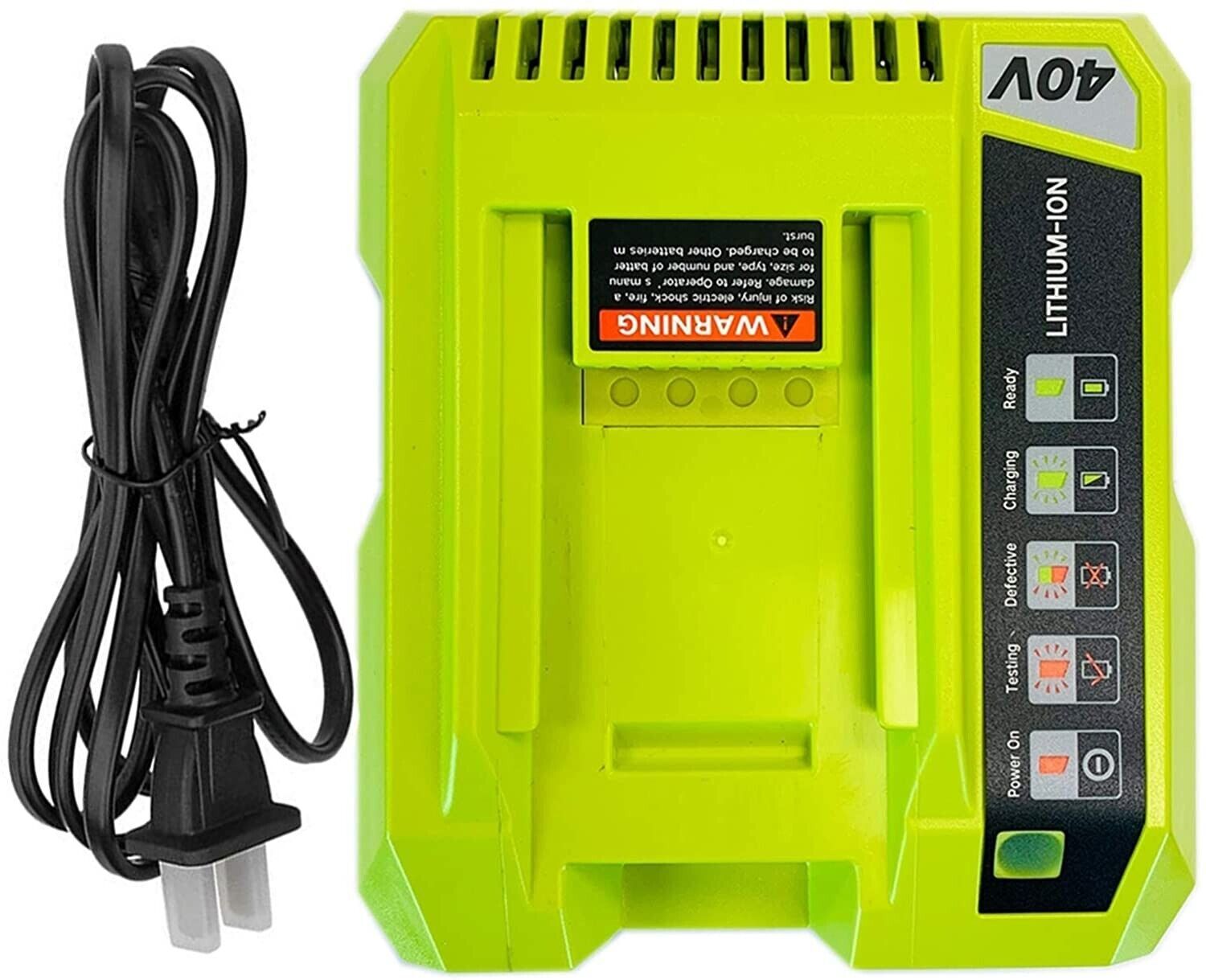 40V 8.0Ah Battery / Charger for Ryobi Lawn Mower OP4015 OP4050A Hedge Trimmer