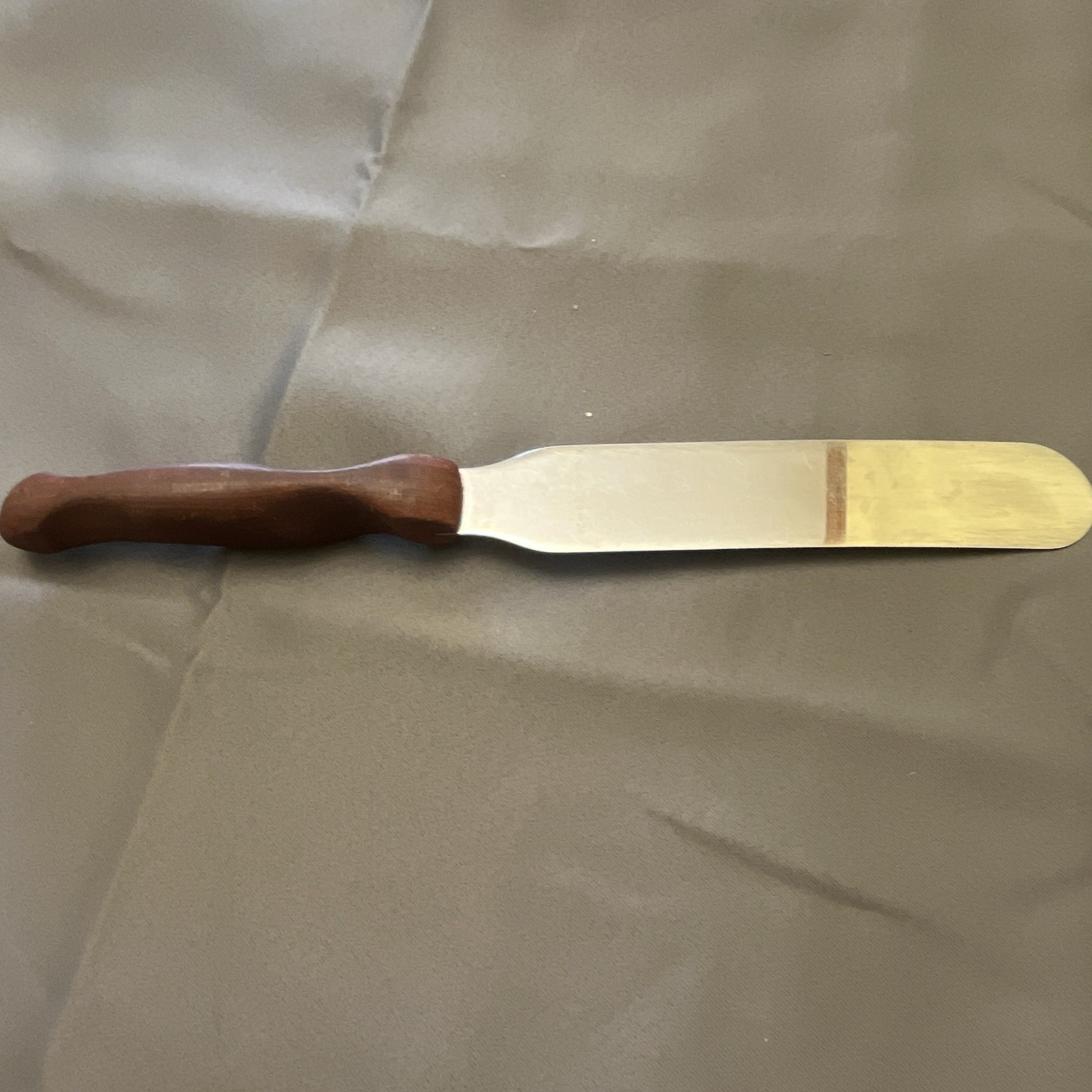 Cutco 28 Spreader Knife, Straight Edge, Stainless Steel, Wood Handle USA