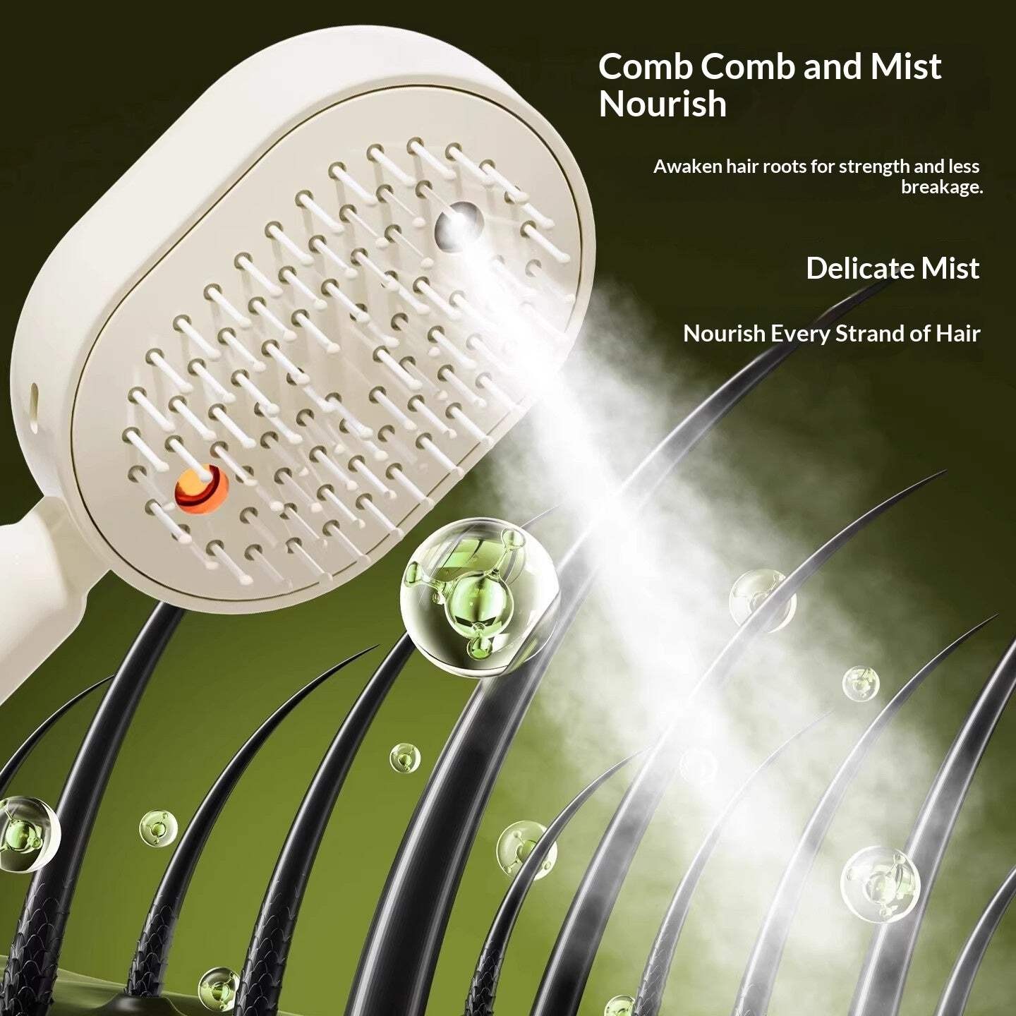 Electric Spray Airbag Massage Comb With Essential Oil Atomization For Hair Nouri