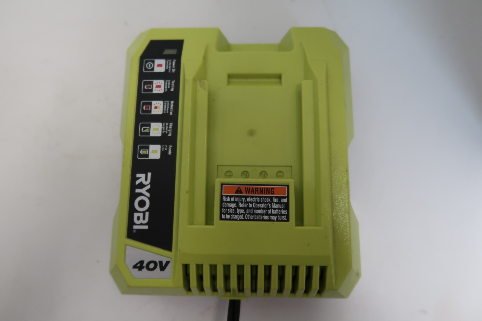 Ryobi OP401 40V Li-Ion Battery Charger (‎140199003)