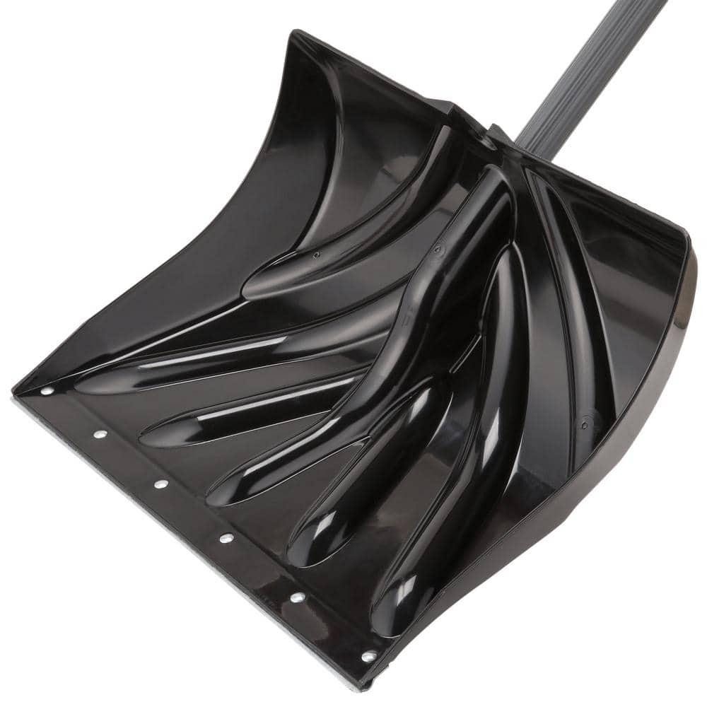 True Temper Mountain Mover Snow Shovel 18in Poly Blade Steel Handle D-Grip
