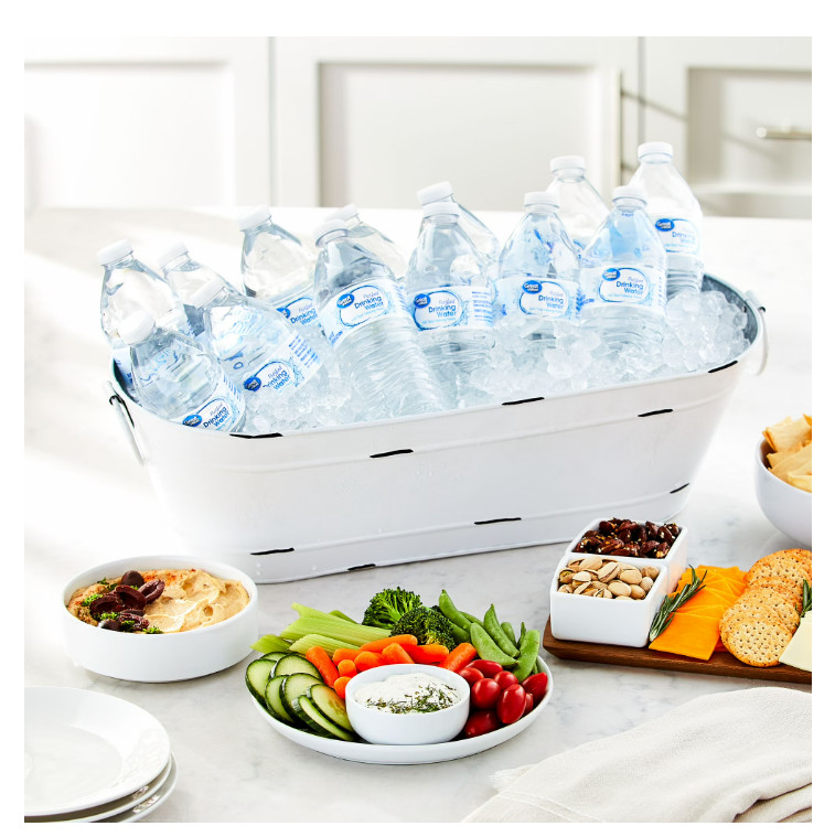 Great Value Purified Drinking Water, 16.9 fl oz Bottles, 40 Count Pack