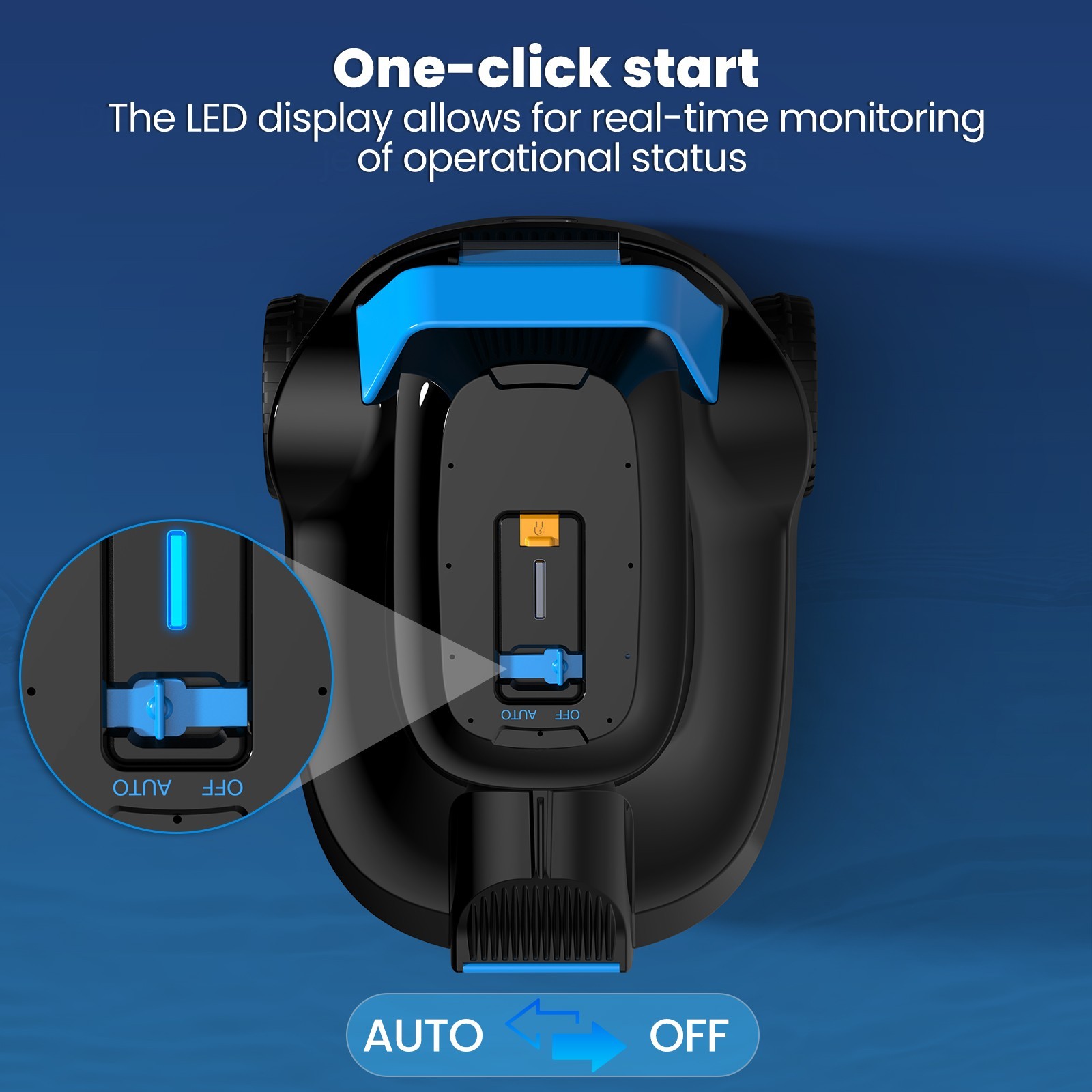 AIRROBO CP02 Automatic Robot Pool Vacuum Cleaner Swimming Pool Cleaners 120Min