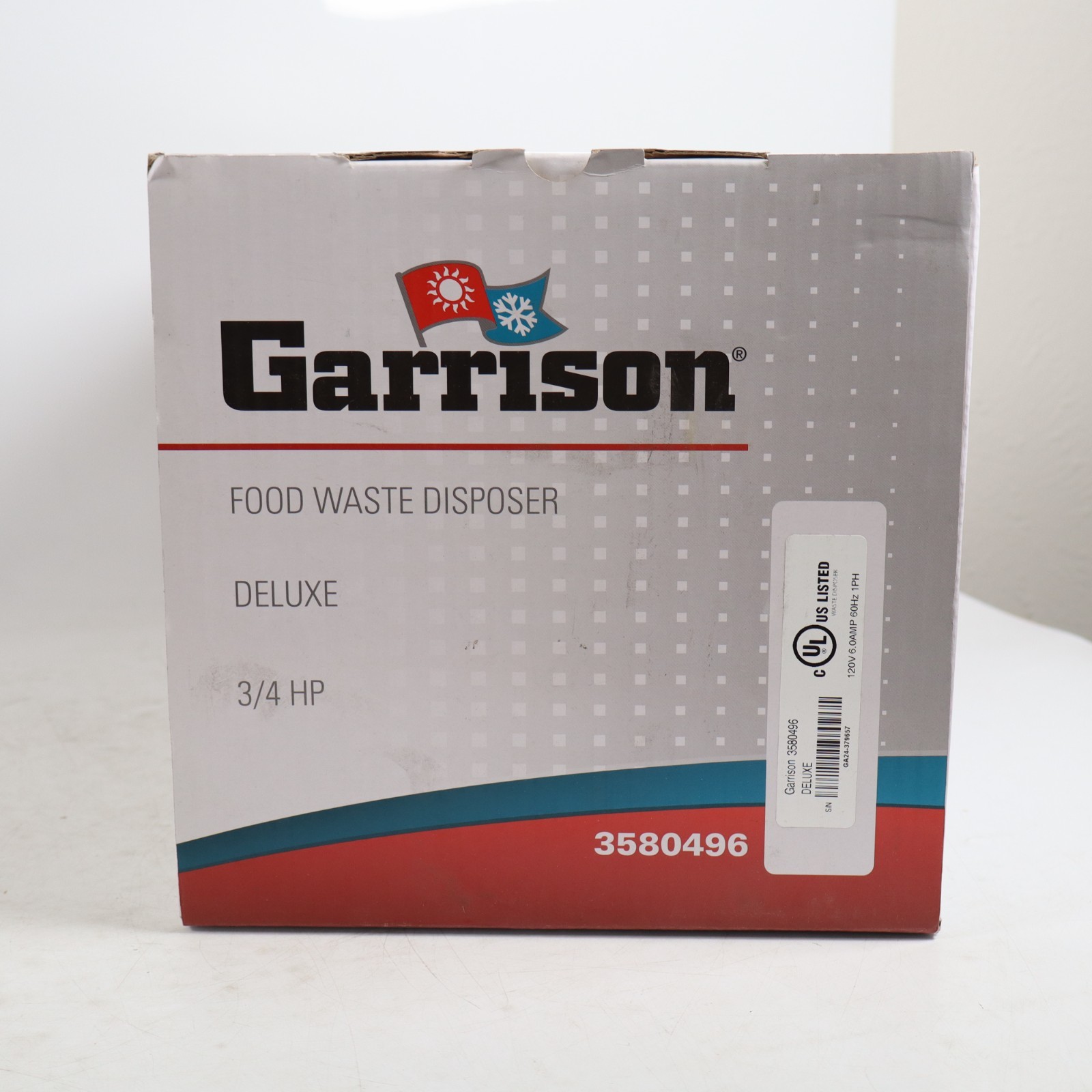 Garrison 3/4 HP Deluxe – Continuous Feed Garbage Disposal High Power – (3580496)
