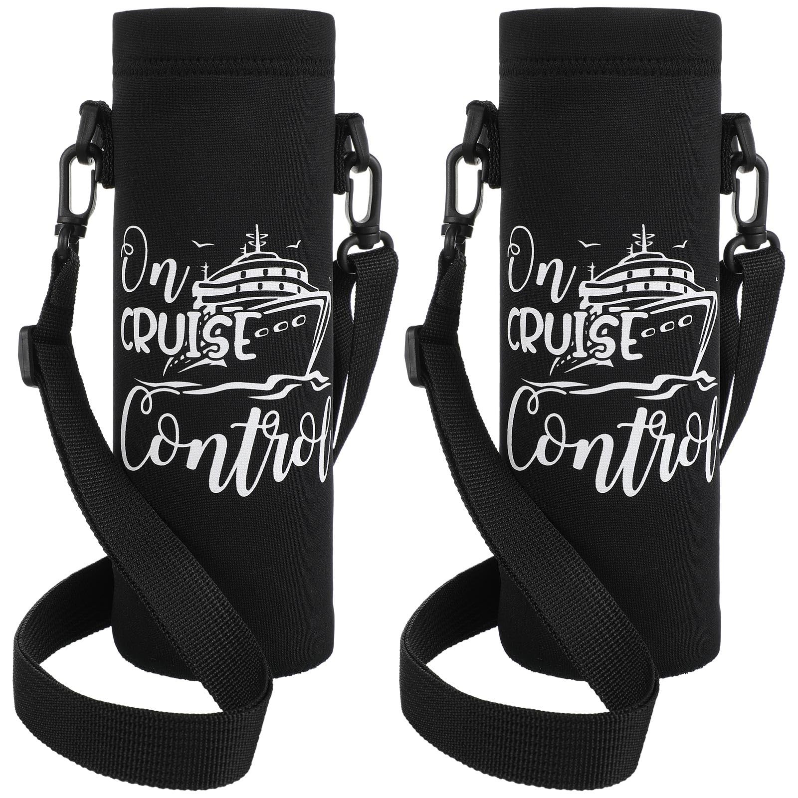 Reallnaive 2 Pcs Carnival Cruise Essentials about 3.15 inches/ 8 cm, black