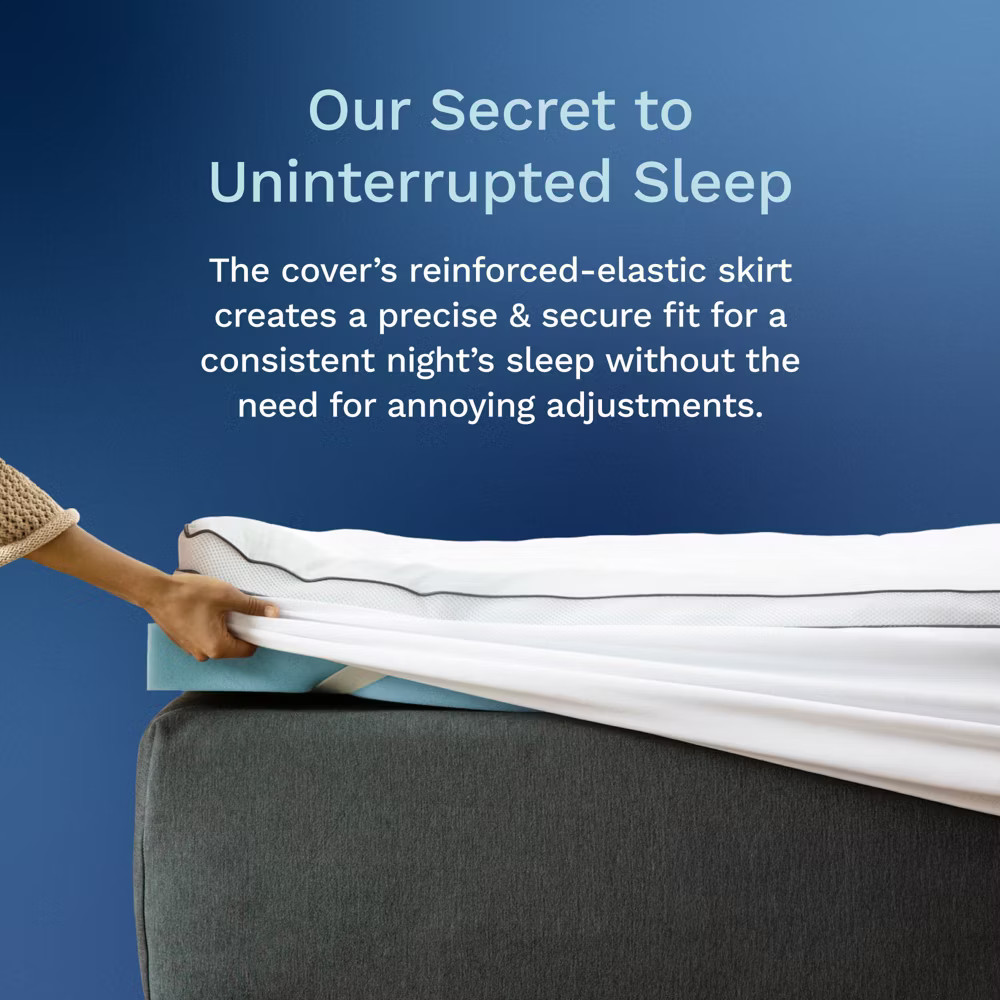 Mattress Topper – 4 Inch – CertiPUR-US Certified Gel Memory Foam –