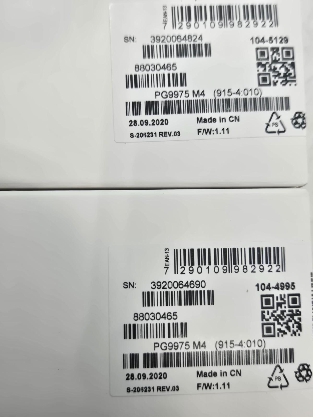 [LOT OF 2] DSC PG9975 Wireless PowerG Door/Window Contact FAST FREE SHIPPING a