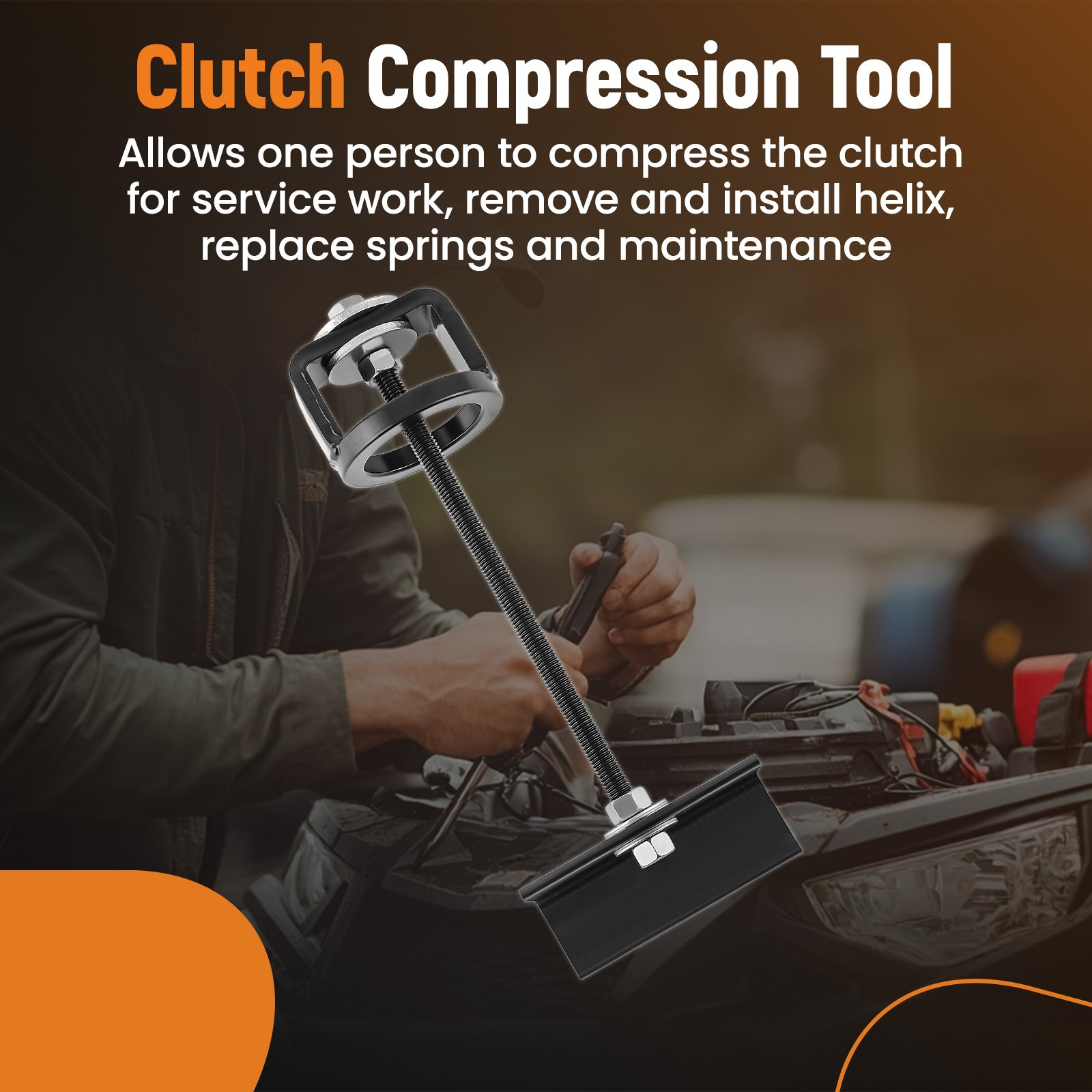 Complete Primary Clutch Secondary Service Tools Kit for Polaris P95 P85 RZR 1000
